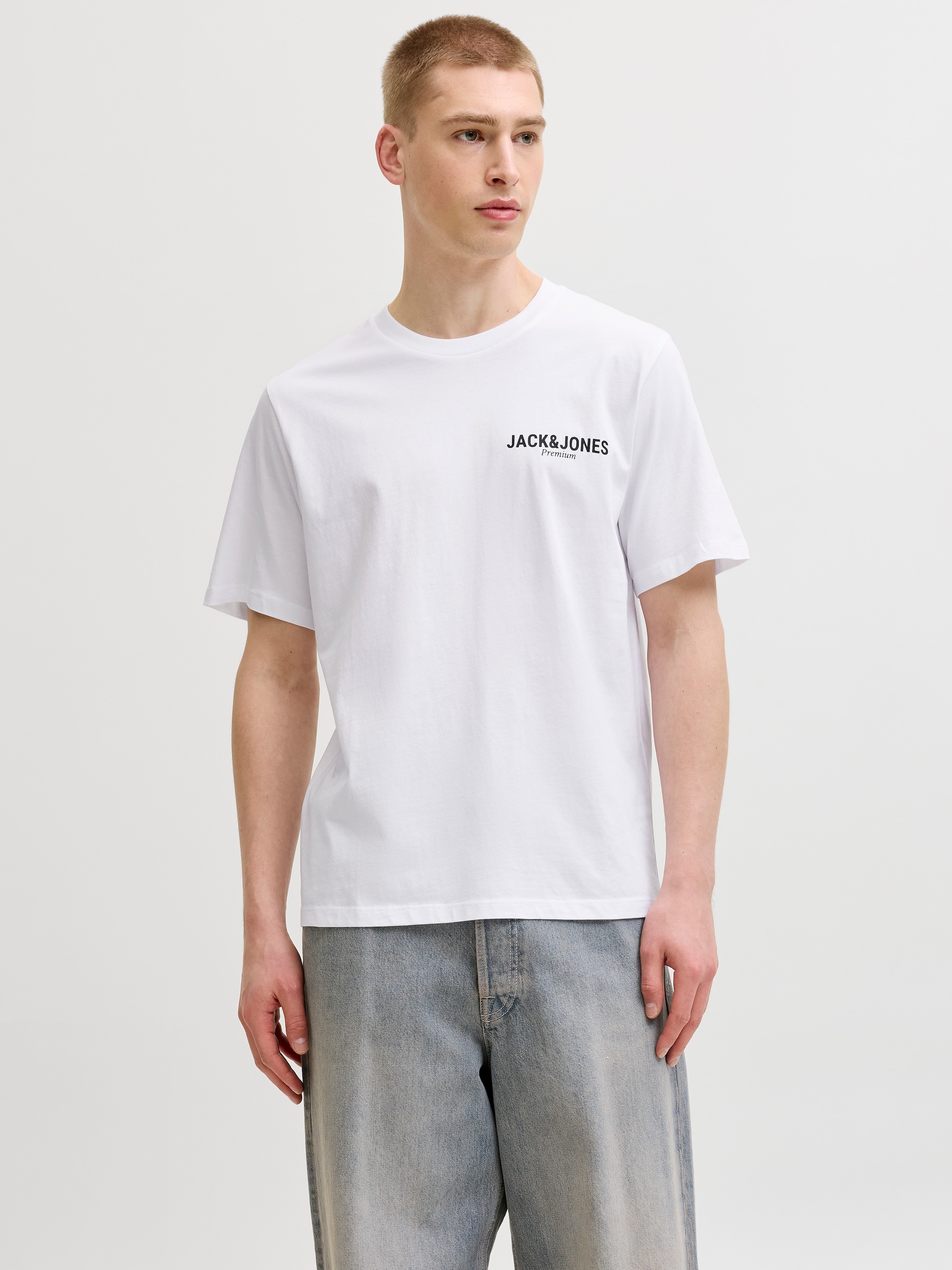 Jack & Jones Rundhalsshirt »JPRBLAOSCAR SS TEE FST 3PK MP« Packung, 3