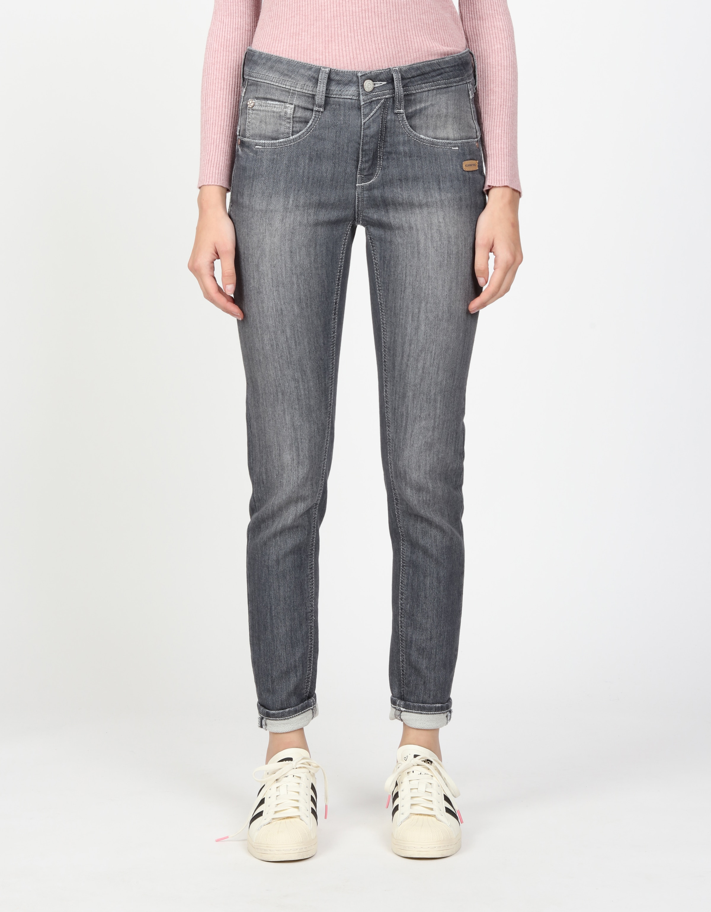 Relax-fit-Jeans »AMELIE«, mit Used-Effekten