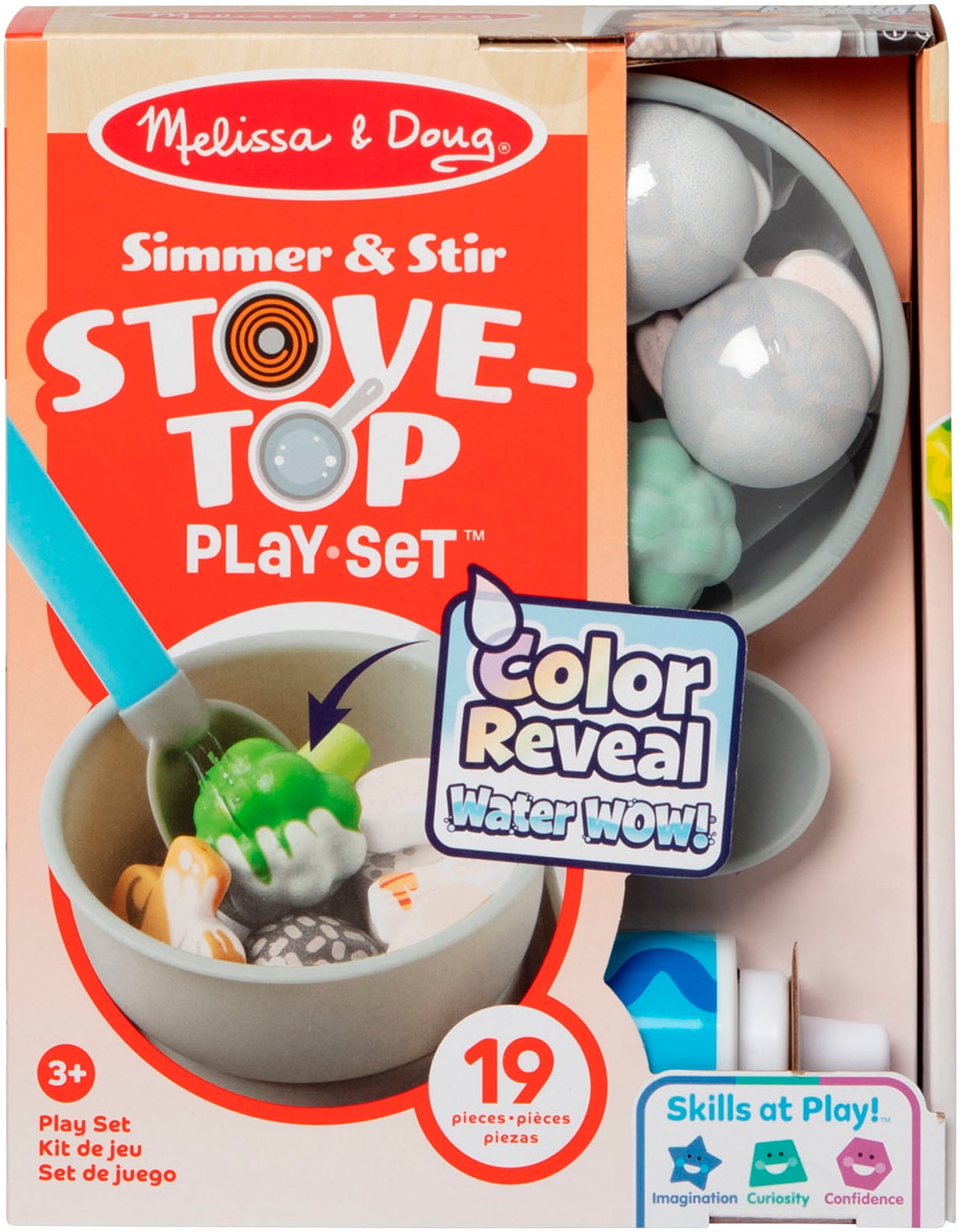 Spin Master Kinder-Küchenset »Melissa & Doug Water WOW«, mit Farbwechseleffekt