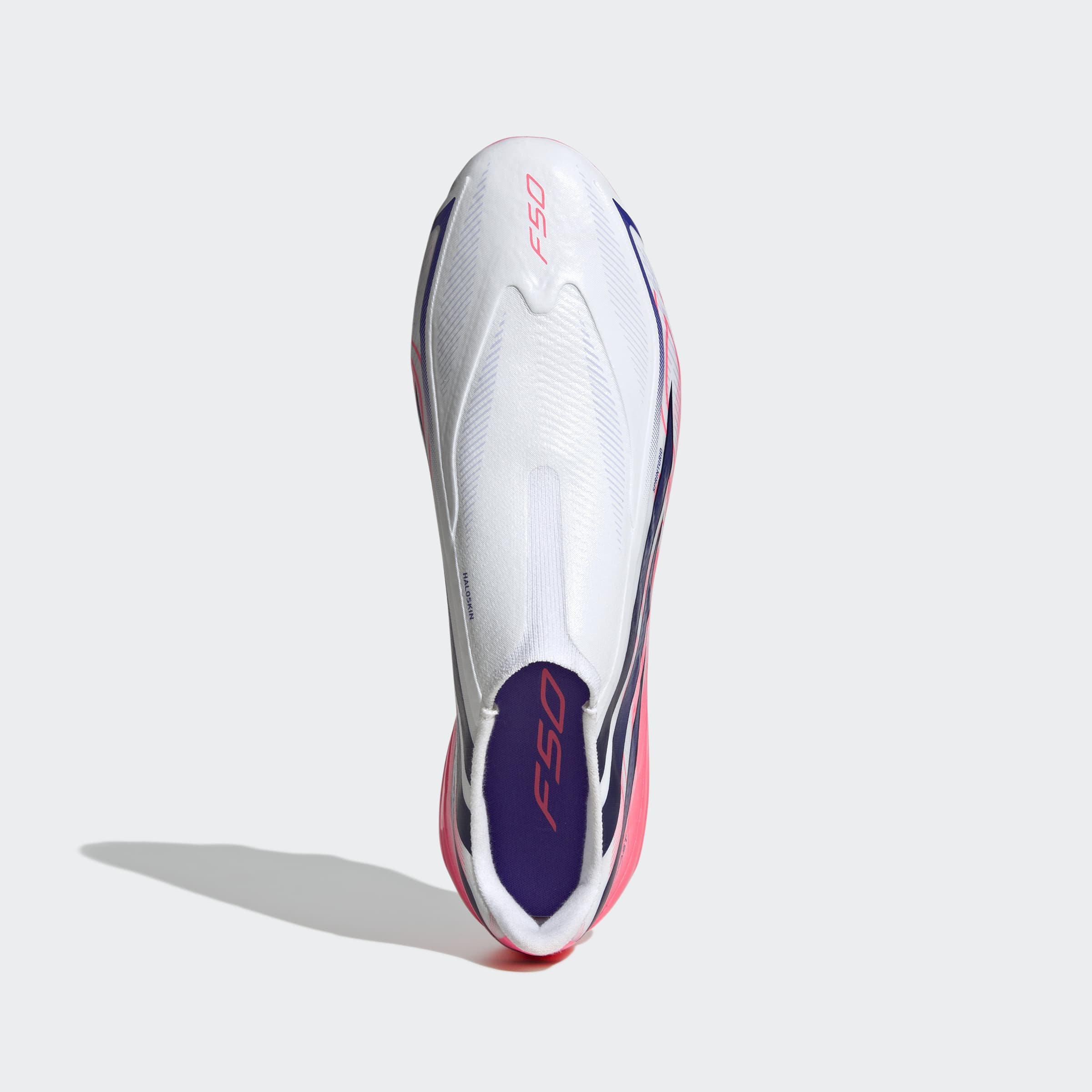 adidas Performance Fußballschuh »F50 HYPERFAST LEAGUE , NATURRASEN, OHNE SCHNÜRSENKEL«  Außensohle für Rasen und feste Böden