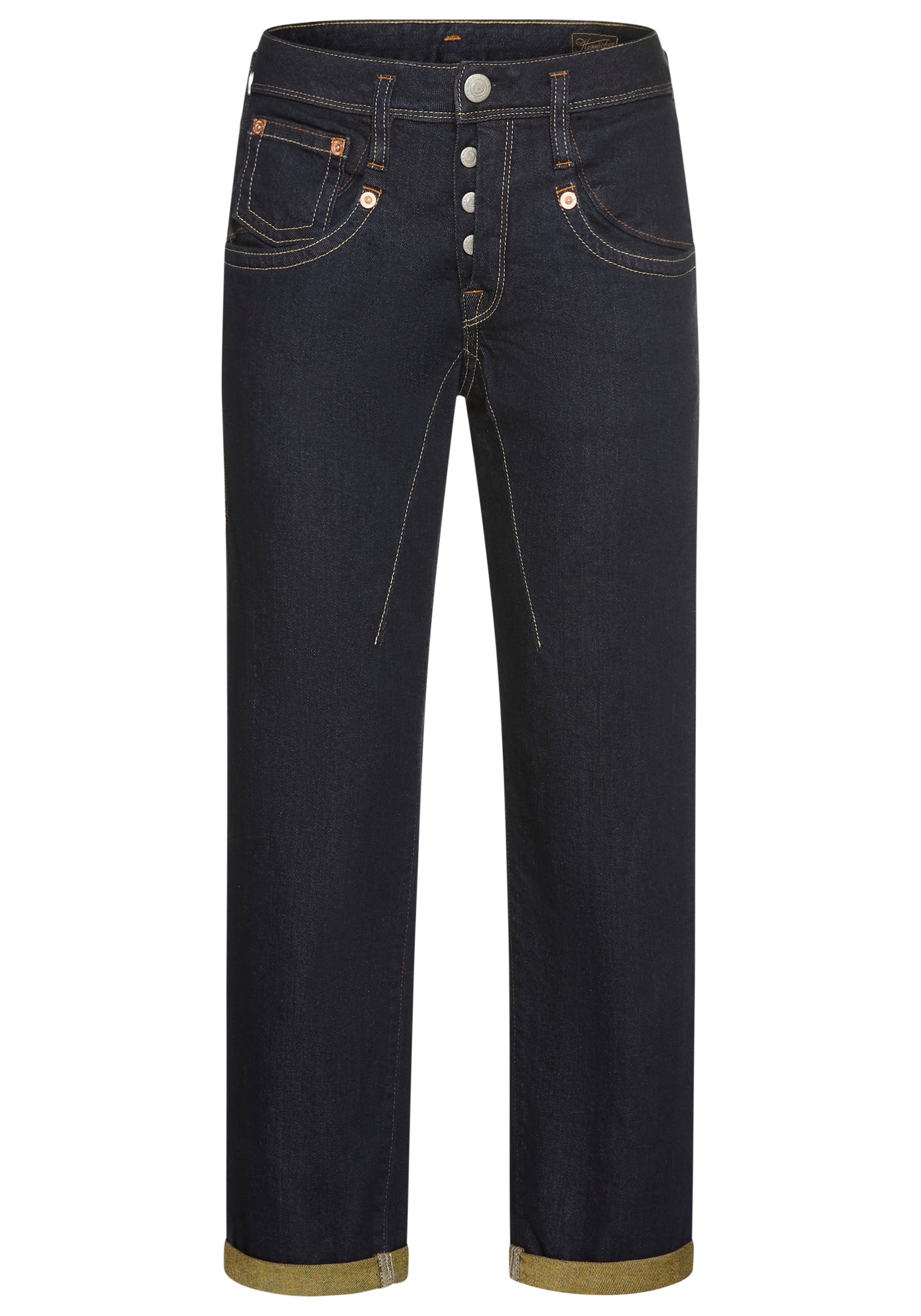 Herrlicher Boyfriend-Jeans »Shyra Tap Denim Comfort«, mit Umschlagsaum