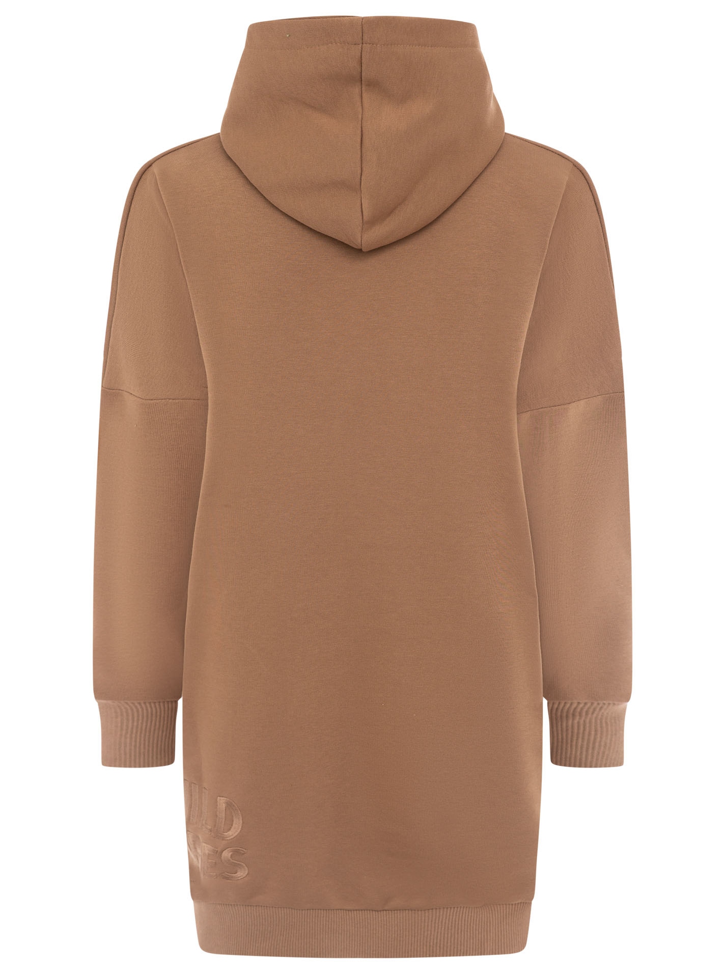 Zwillingsherz Sweatkleid »"Wild Vibes"« Kängurutasche praktische Fronttaschen, Leo-Kordel, tonale Stickerei