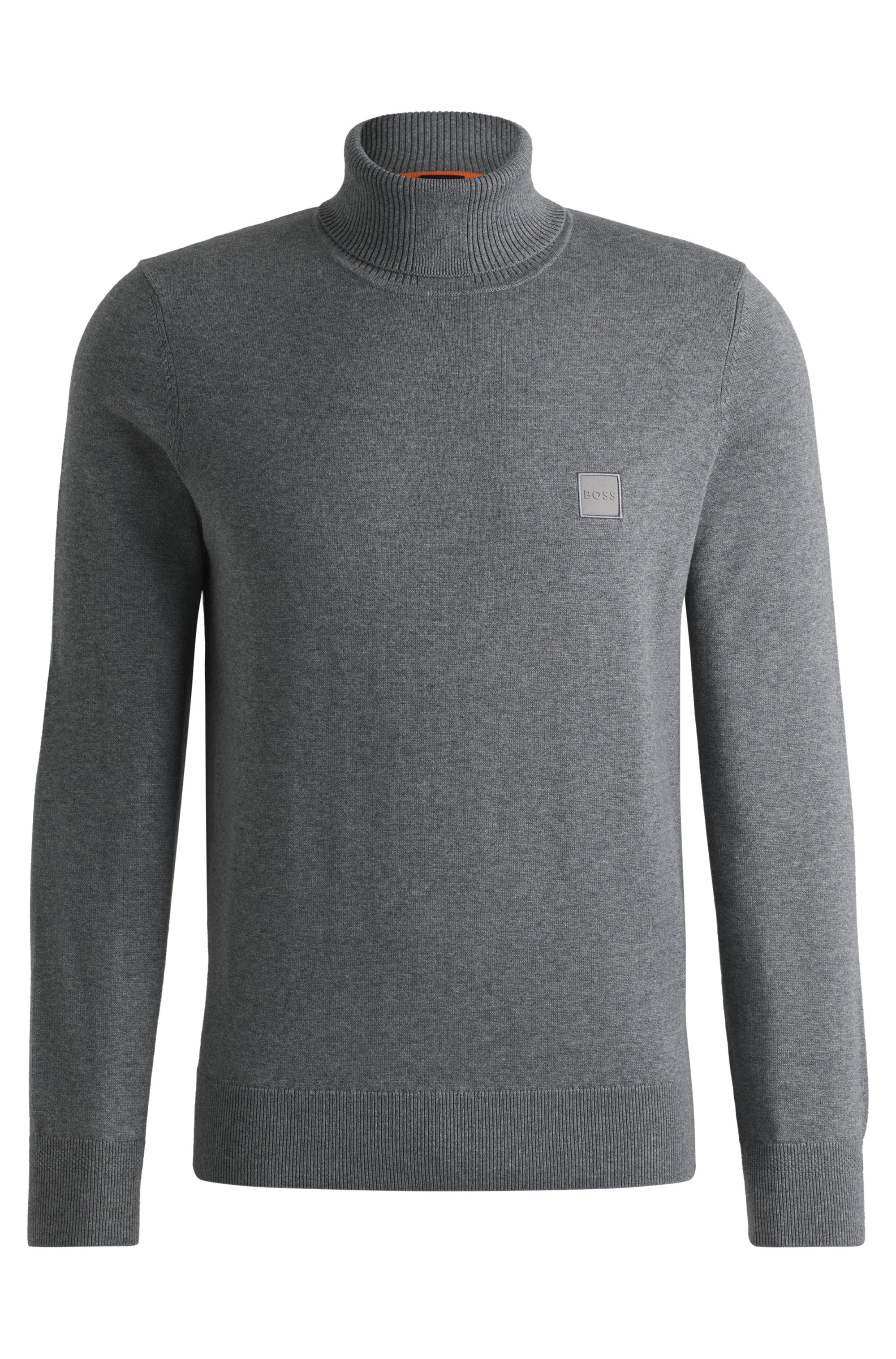BOSS ORANGE Strickpullover »Akiro«, mit kleinem Stehkragen