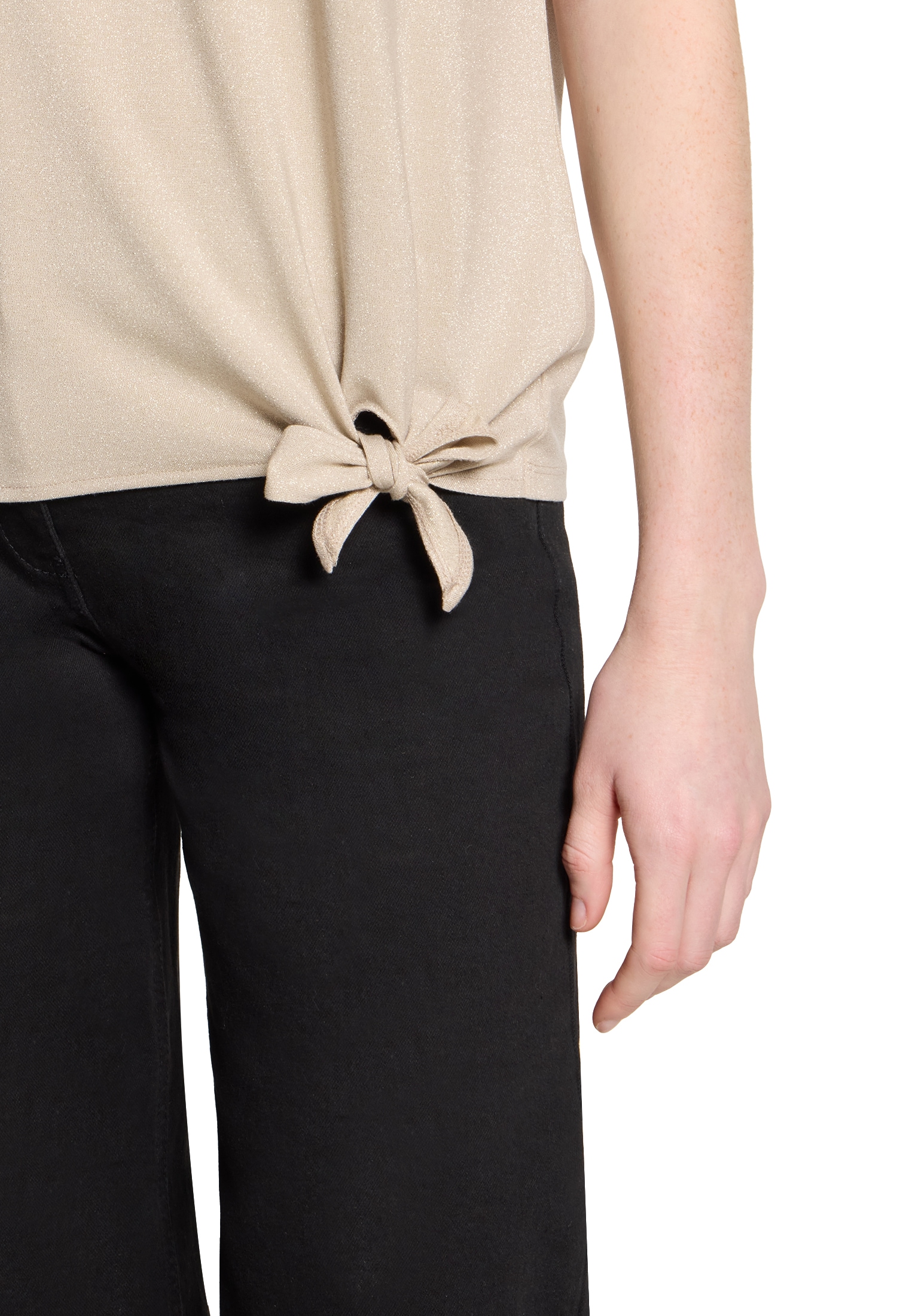 Betty Barclay Kurzarmshirt »Halbarm-Shirt mit Schleifenknoten«