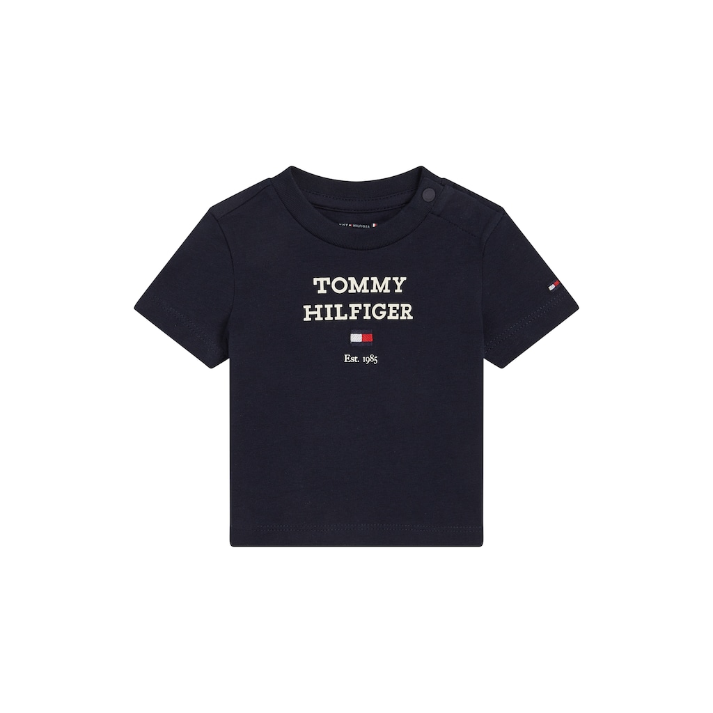 Tommy Hilfiger T-Shirt »BABY TH LOGO TEE S/S«, mit großem Logo