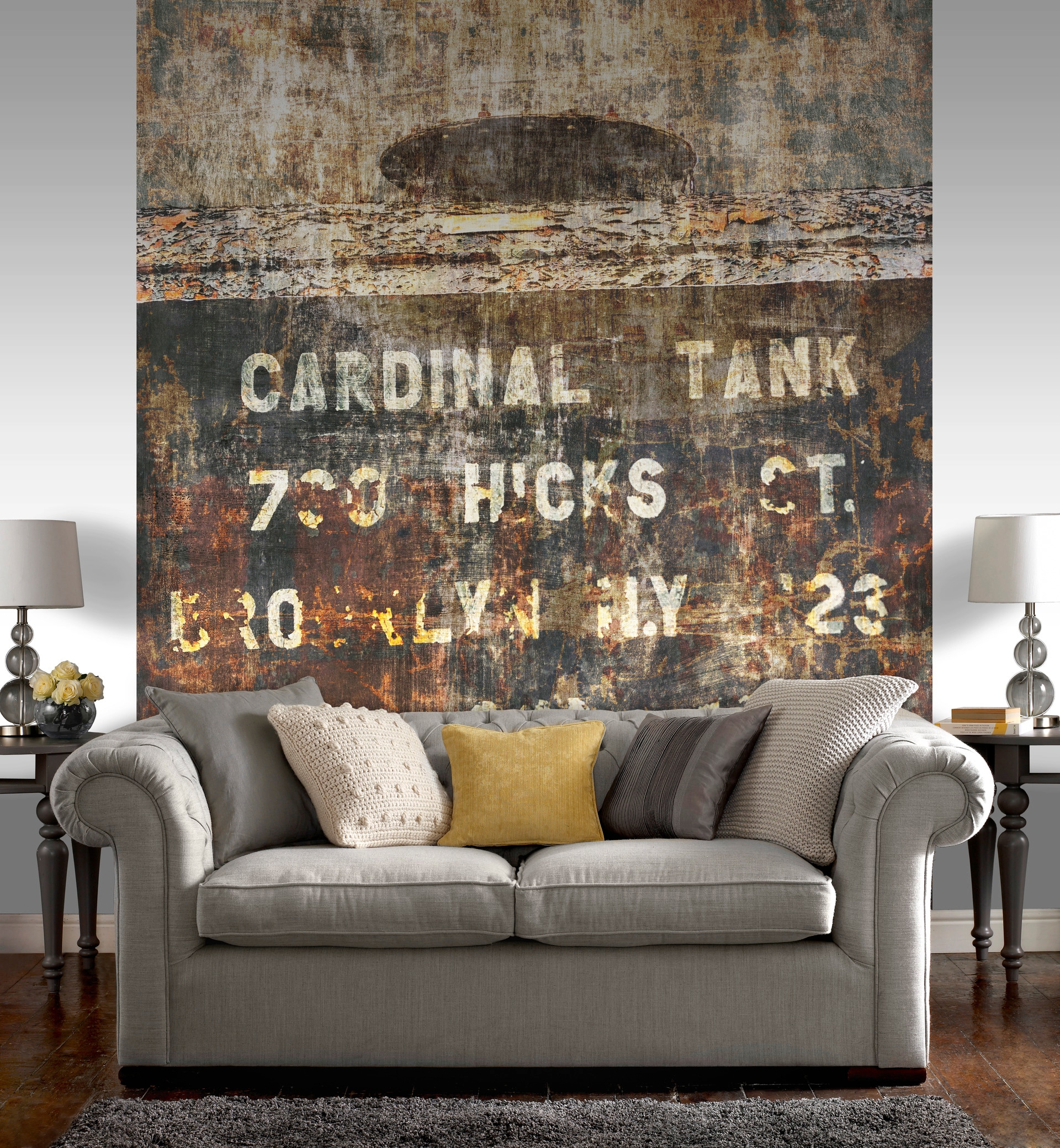 Rasch Fototapete »Factory IV« Rost-Optik | realistisch | urban gut lichtbeständig, waschbeständig