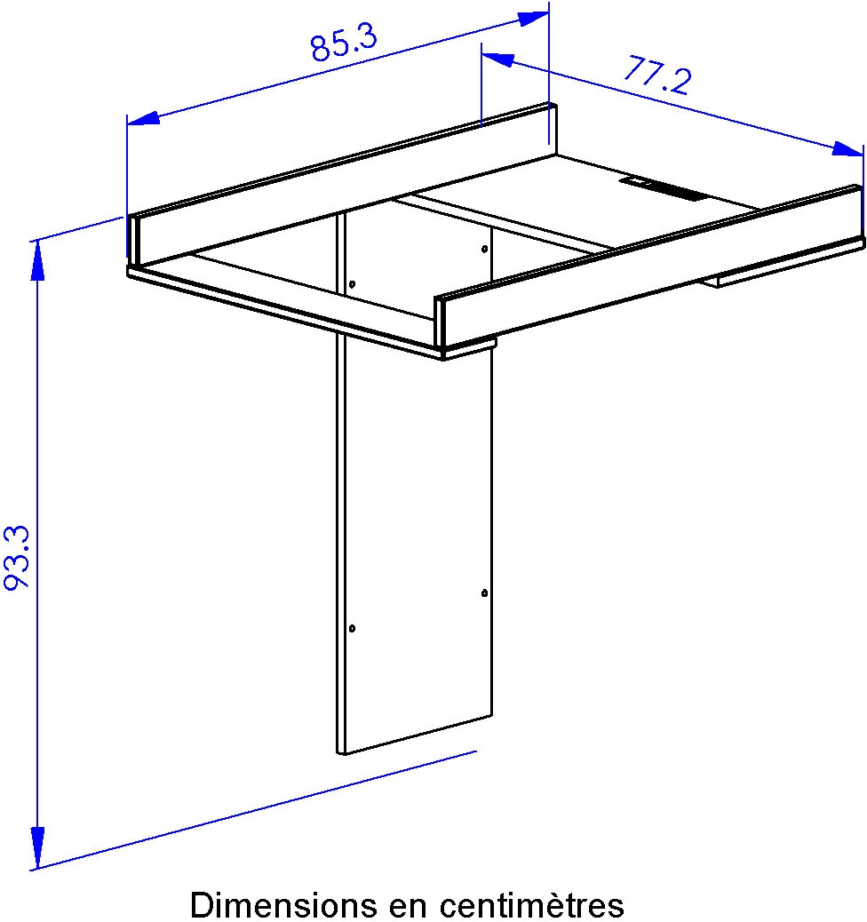 Gami Wickelkommode »Calypso Wickelkommode«, bis 100 kg, durchdachte Funktionalität – ideal zum Verstauen aller Utensilien., 113 cm