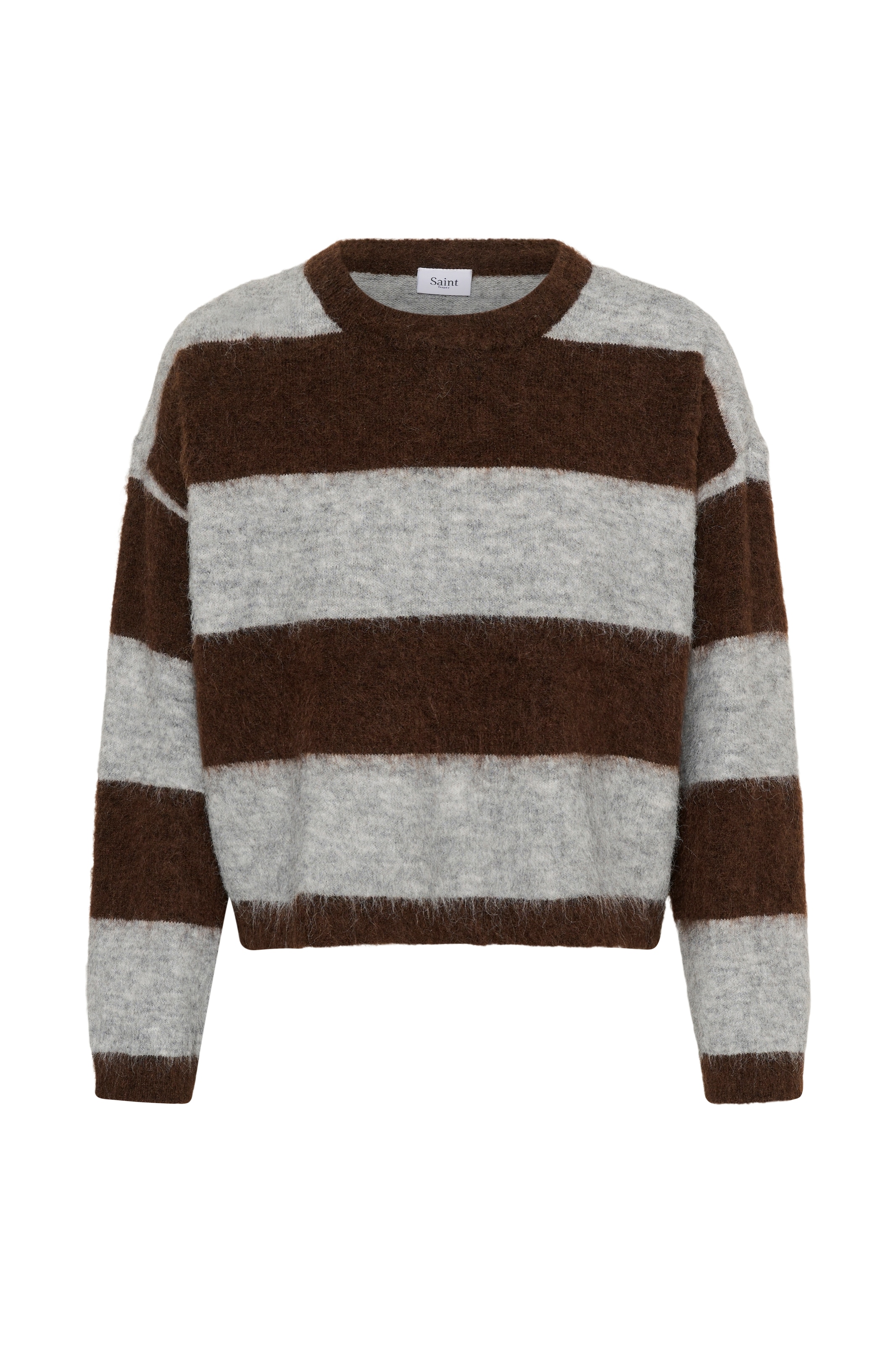 Saint Tropez Strickpullover »TayzieSZ Pullover« Materialmix, Oversize fit