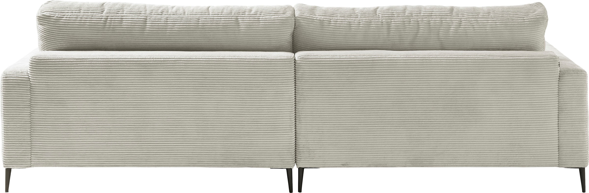 Home affaire Ecksofa »Downtown, B/T/H: 272/190/84 cm L-Form« weicher Sitzkomfort auch in Cord und Bouclé, incl. Zierkissen