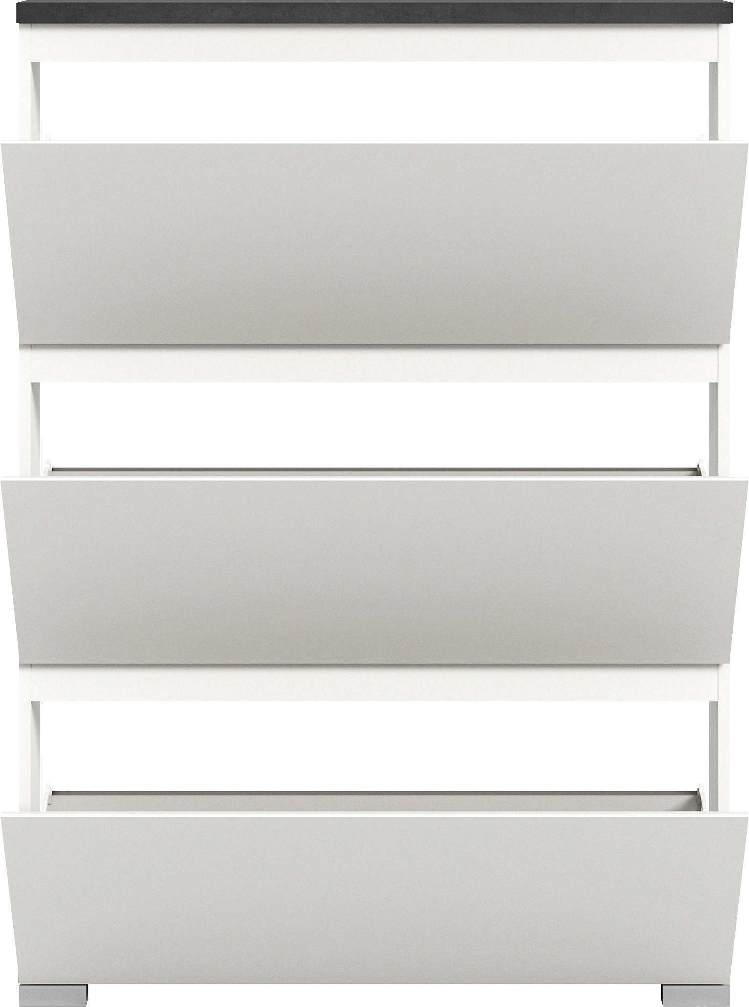 INOSIGN Schuhschrank »Skoskap, Tiefe 18cm, 3 Klappen mit Schuhwalze, Platz für 12 Schuhpaare« Schuhkipper, Schuhkommode, Schuhregal, Kommode, Anrichte