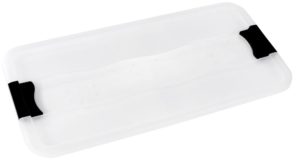 keeeper Aufbewahrungsbox »Cornelia, 2er Set, 83 L, 79,5 x 39,5 x 40 cm« durch Clips verschließbar, Griffe am Boden