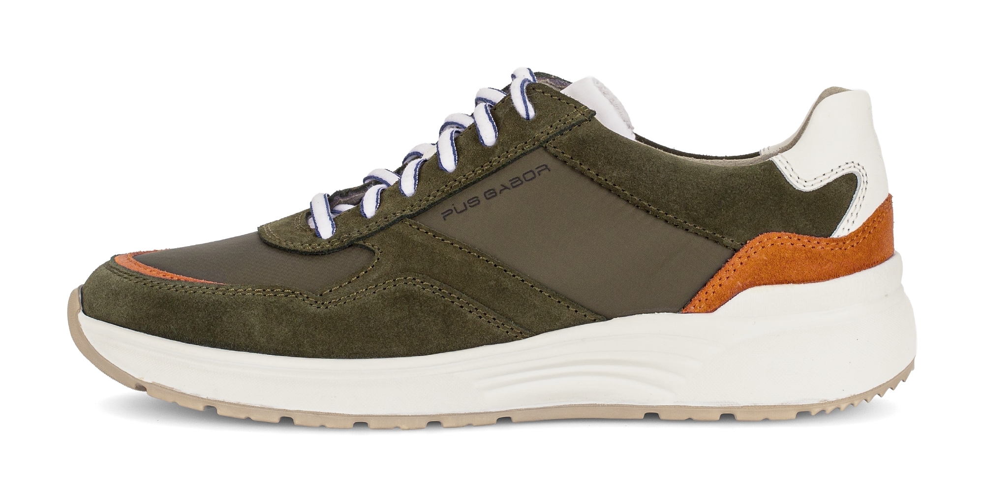 Pius Gabor Sneaker  , Freizeitschuh, Halbschuh, Schnürschuh mit Kontrastbesätzen, G-Weite
