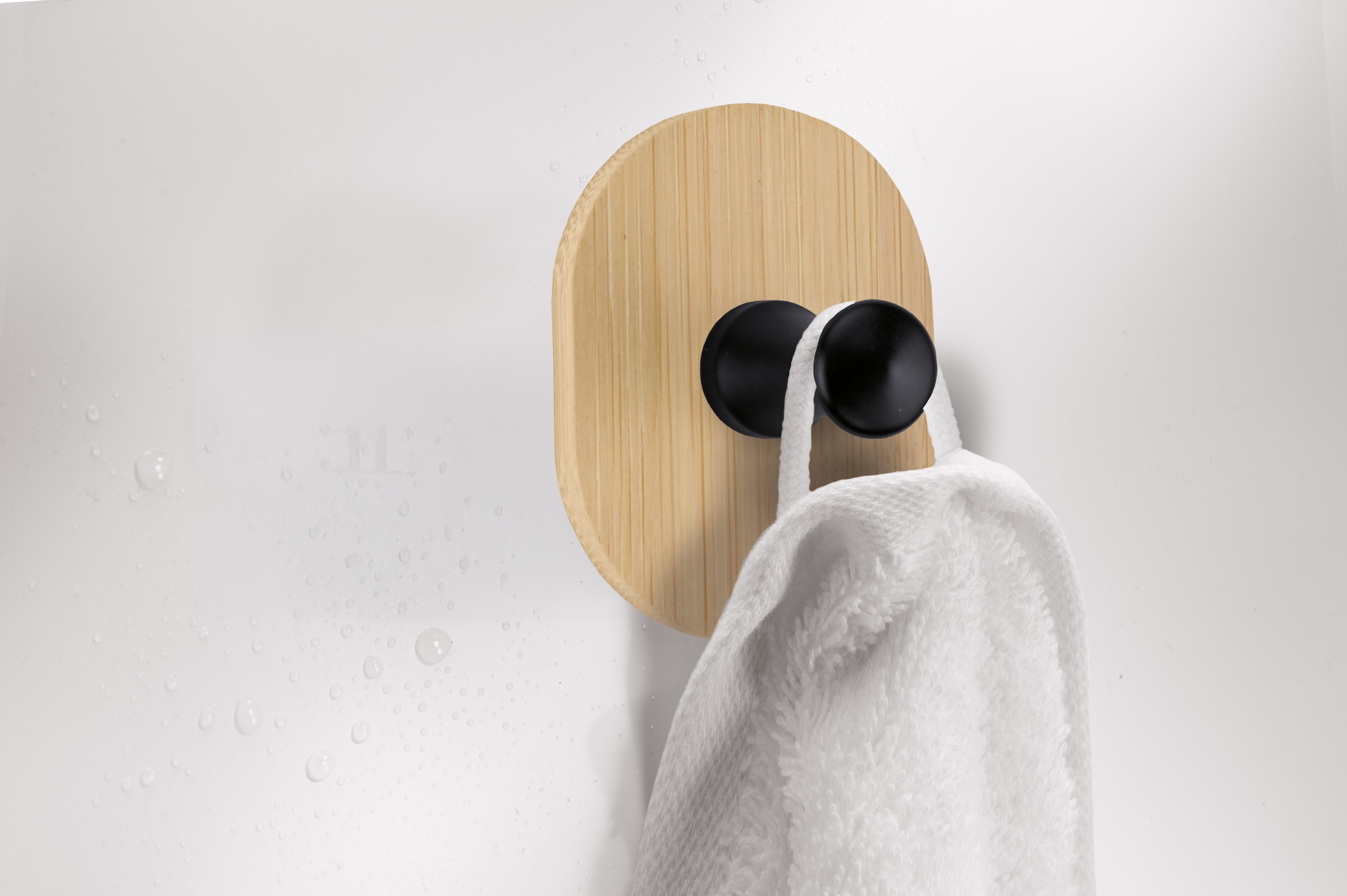 Kleine Wolke Klebehaken »Bamboo Hook One«