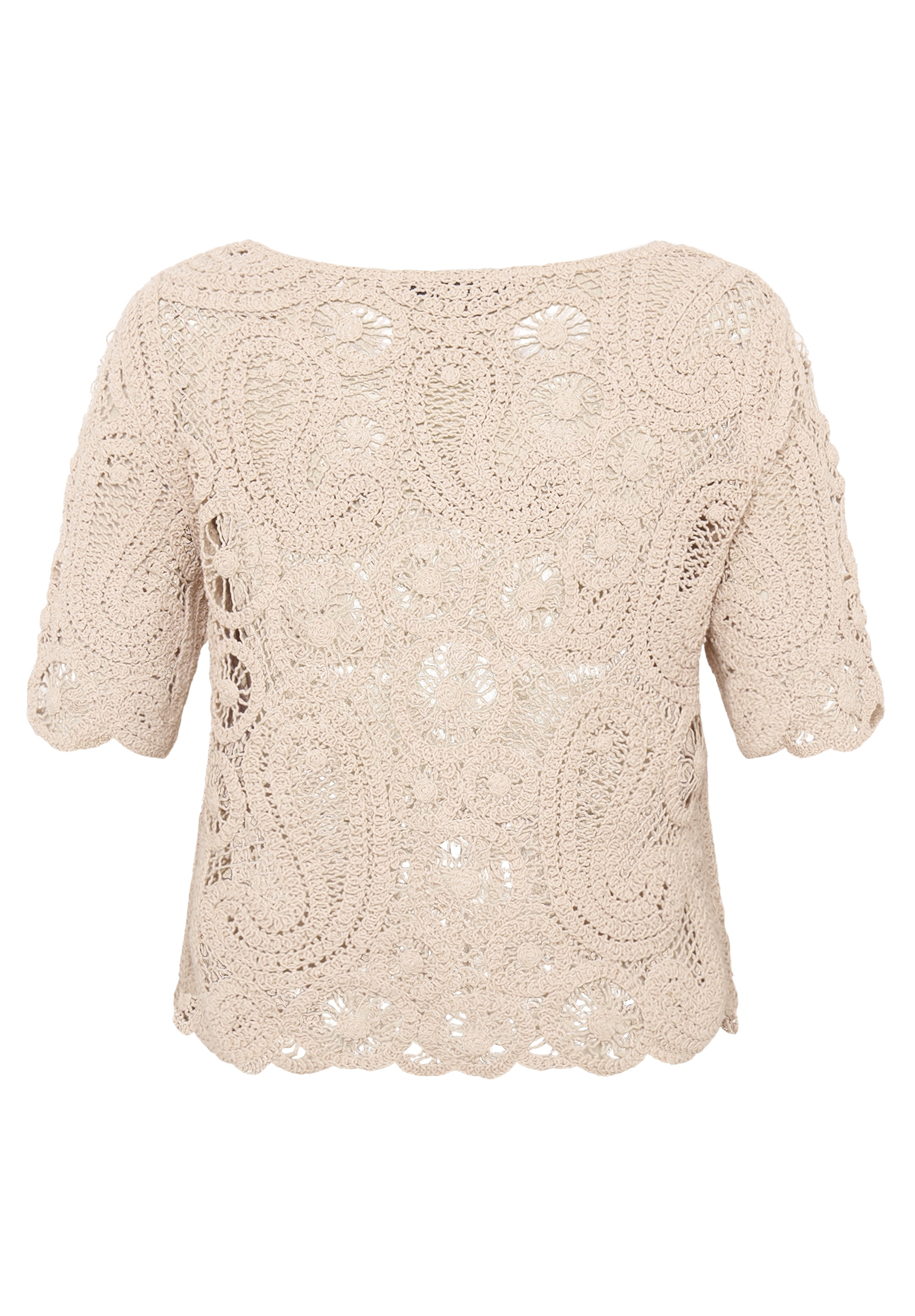 Betty Barclay Rundhalspullover »Lochstrick-Pullover mit U-Boot-Ausschnitt«
