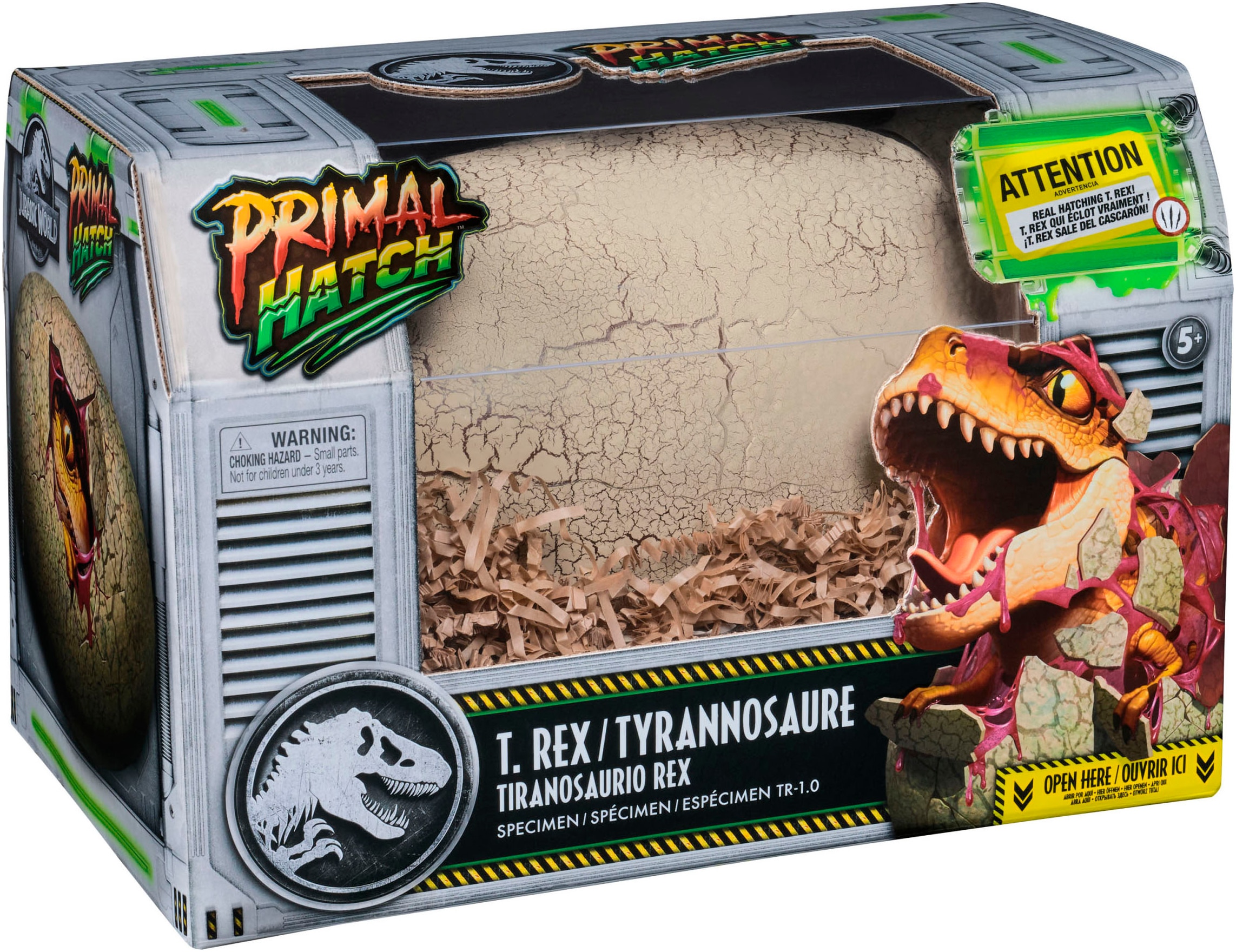 Spin Master Spielfigur »Primal Hatch - Interaktiver T-Rex im Ei«, mit Licht und Sound