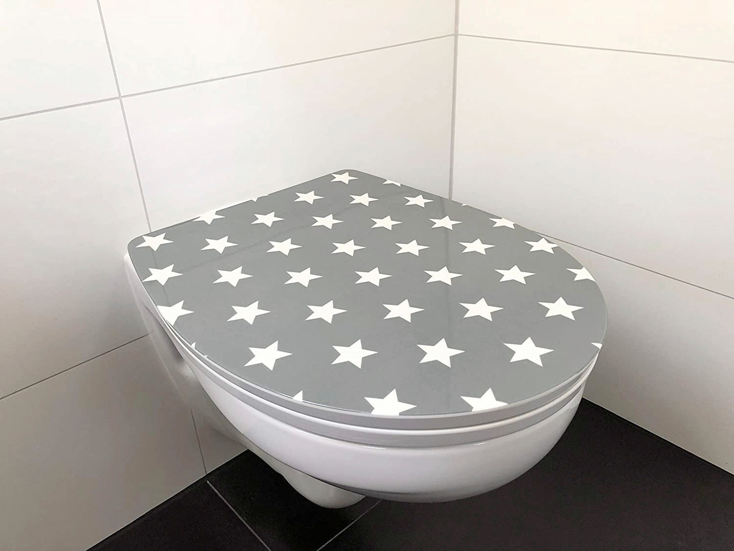ADOB WC-Sitz »Stars«, Absenkautomatik, zur Reinigung auf Knopfdruck abnehmbar