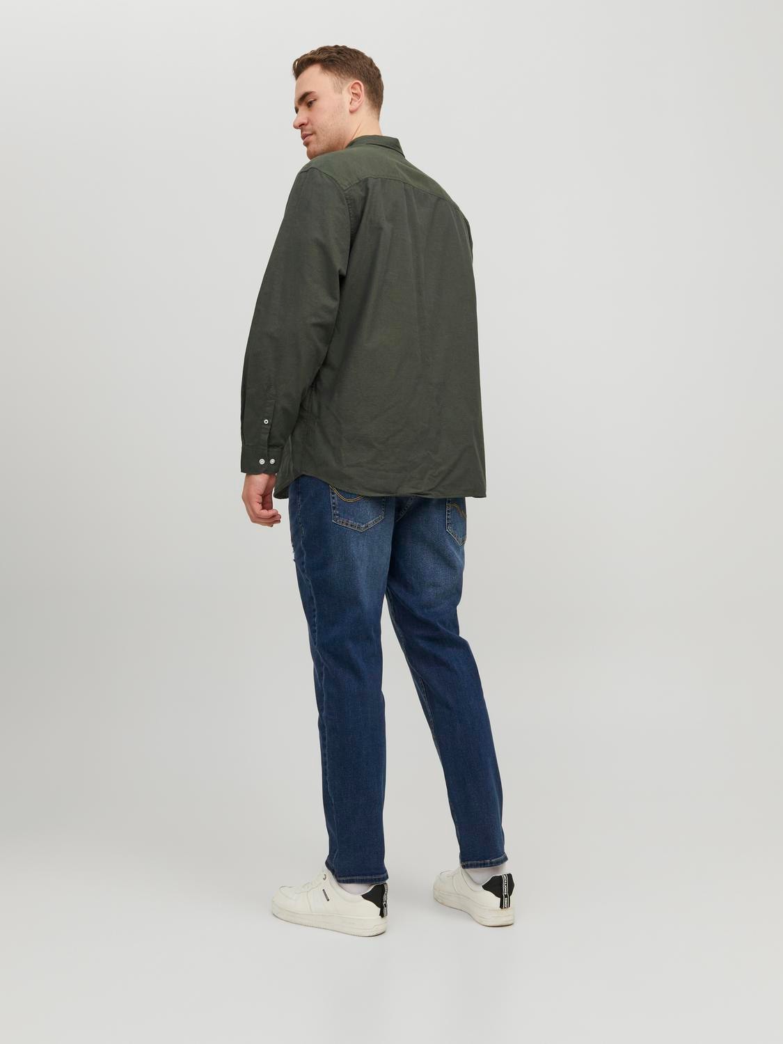 Jack & Jones PlusSize Langarmhemd »JJ JJEOXFORD SHIRT L/S«