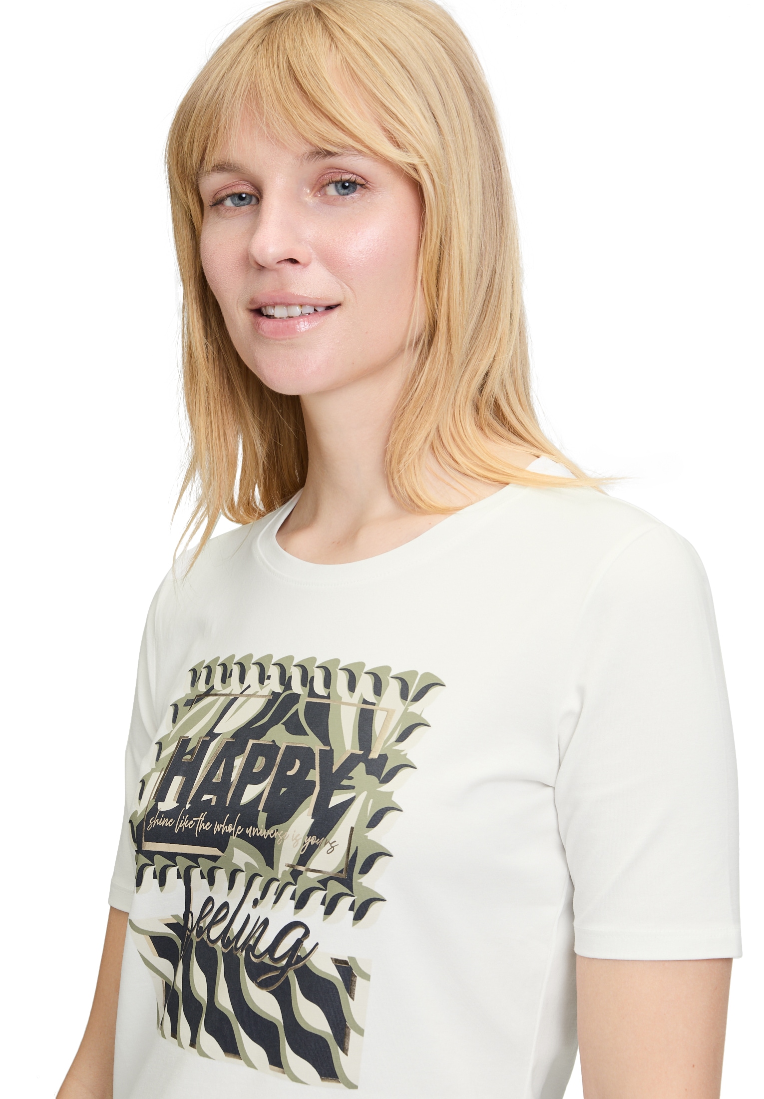 Betty Barclay Langarmshirt »Basic Shirt mit Placement«