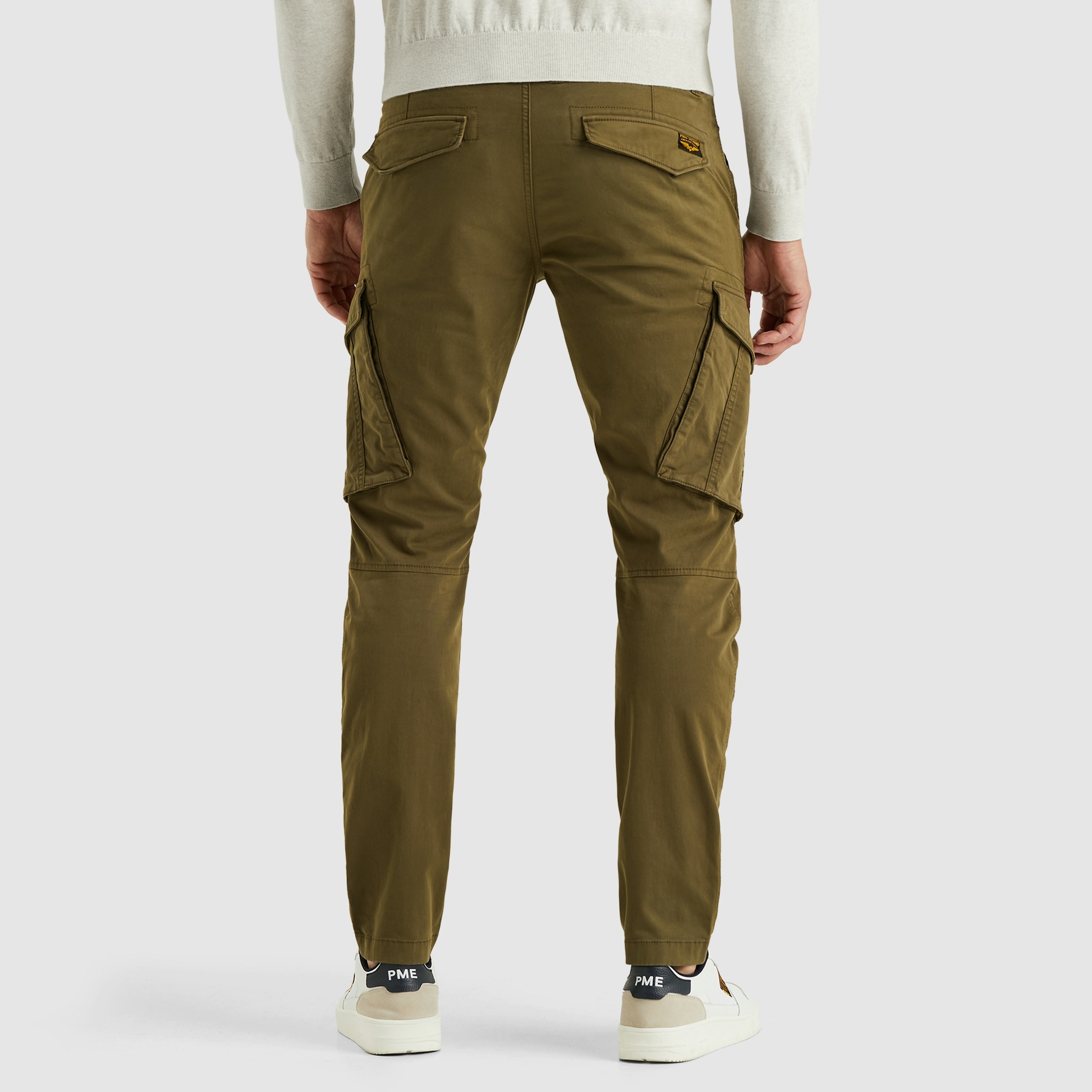 PME LEGEND Cargohose »Nordrop Stretch Twill«, mit Logo Stickerei