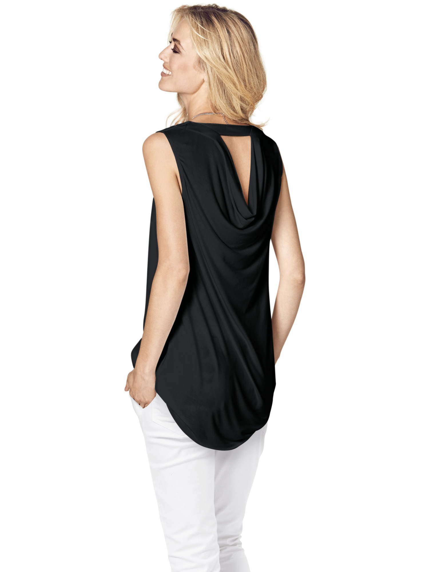 Blusenshirt mit Rückenausschnitt