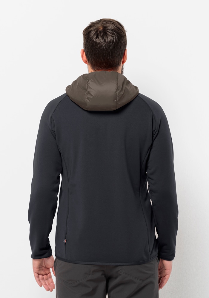 Jack Wolfskin Hybridjacke »ROUTEBURN PRO HYBRID M«, mit Kapuze