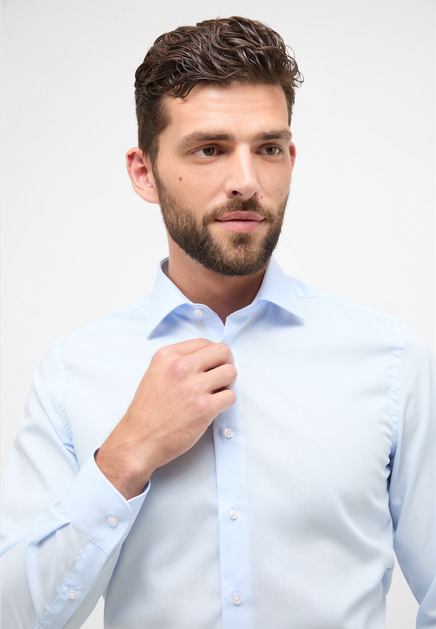 Eterna Langarmhemd »SLIM FIT«, NON IRON (bügelfrei)