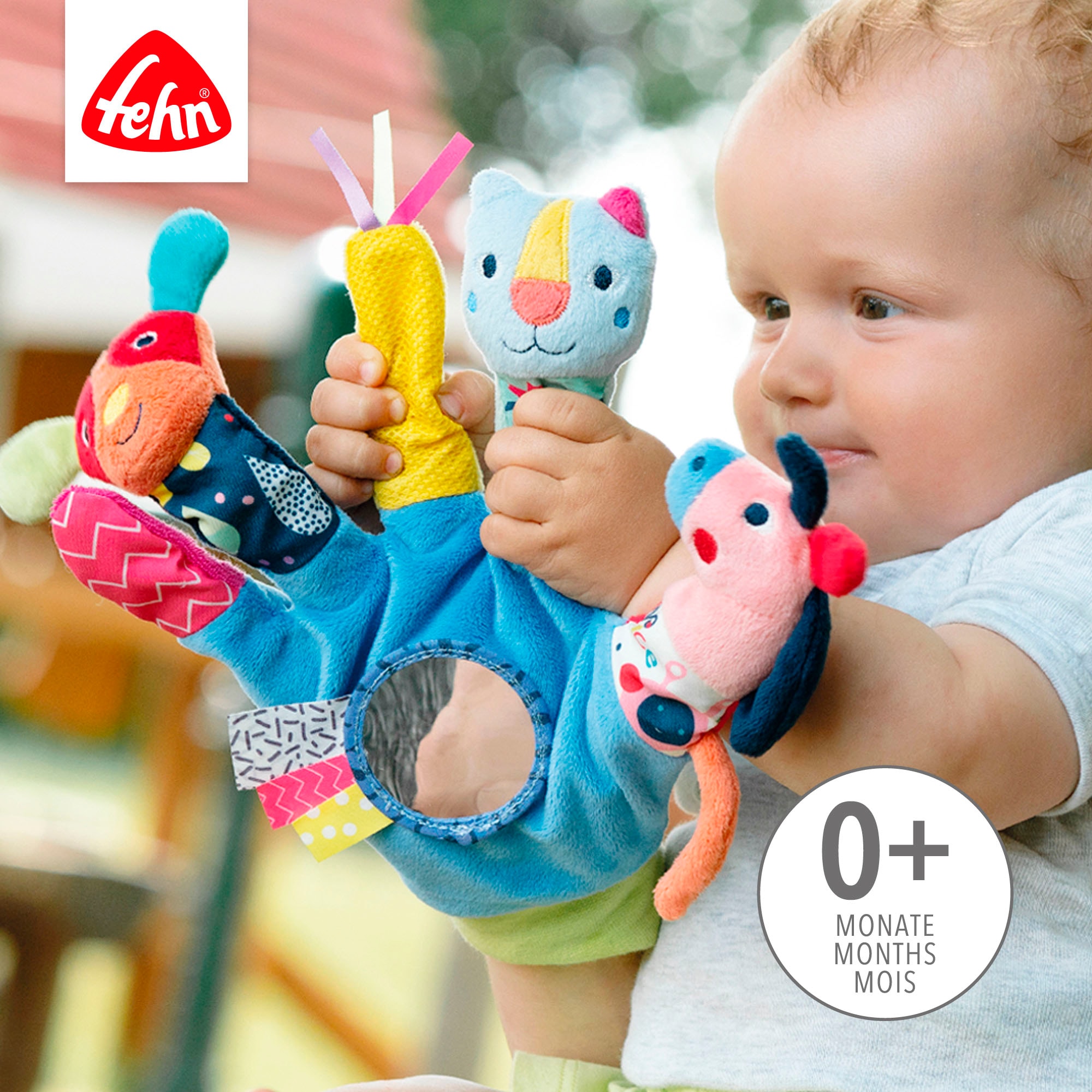 Fehn Fingerpuppe »COLOR Friends, Spielhandschuh«