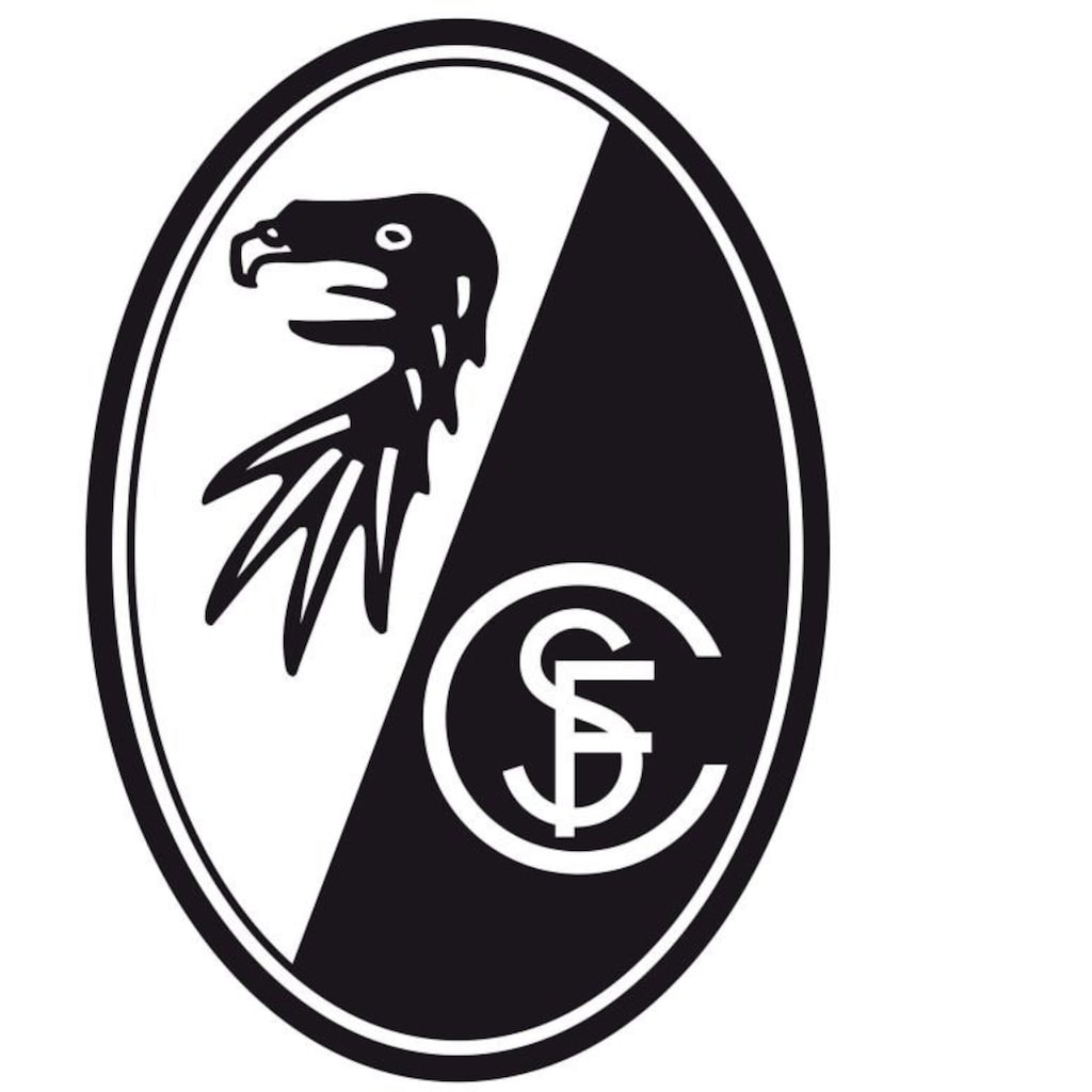 Wall-Art Wandtattoo »Fußball SC Freiburg Logo«
