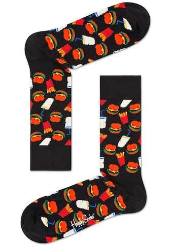 Happy Socks Socken »Burger«, mit Hamburger-Muster