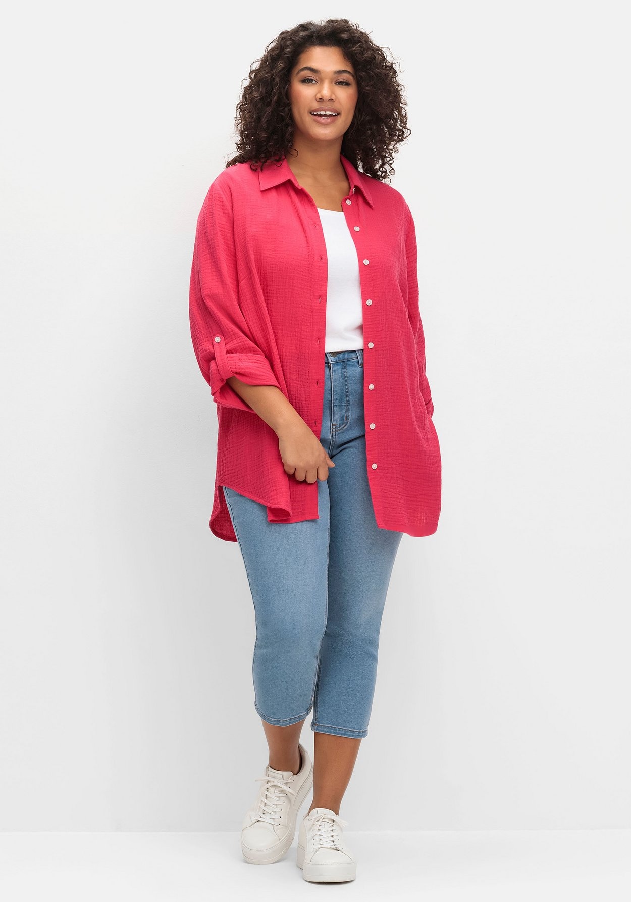 Sheego Stretch-Jeans »Skinny 7/8-Jeans in 7/8-Länge«