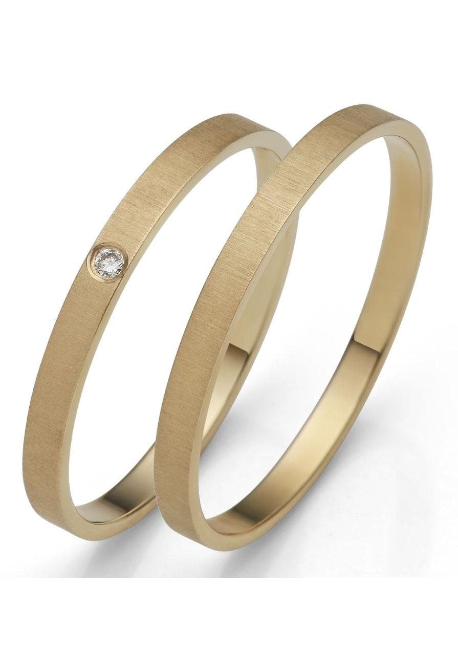 Trauring »Schmuck Geschenk Gold 375 Hochzeit Ehering "LIEBE"«, Made in Germany,...