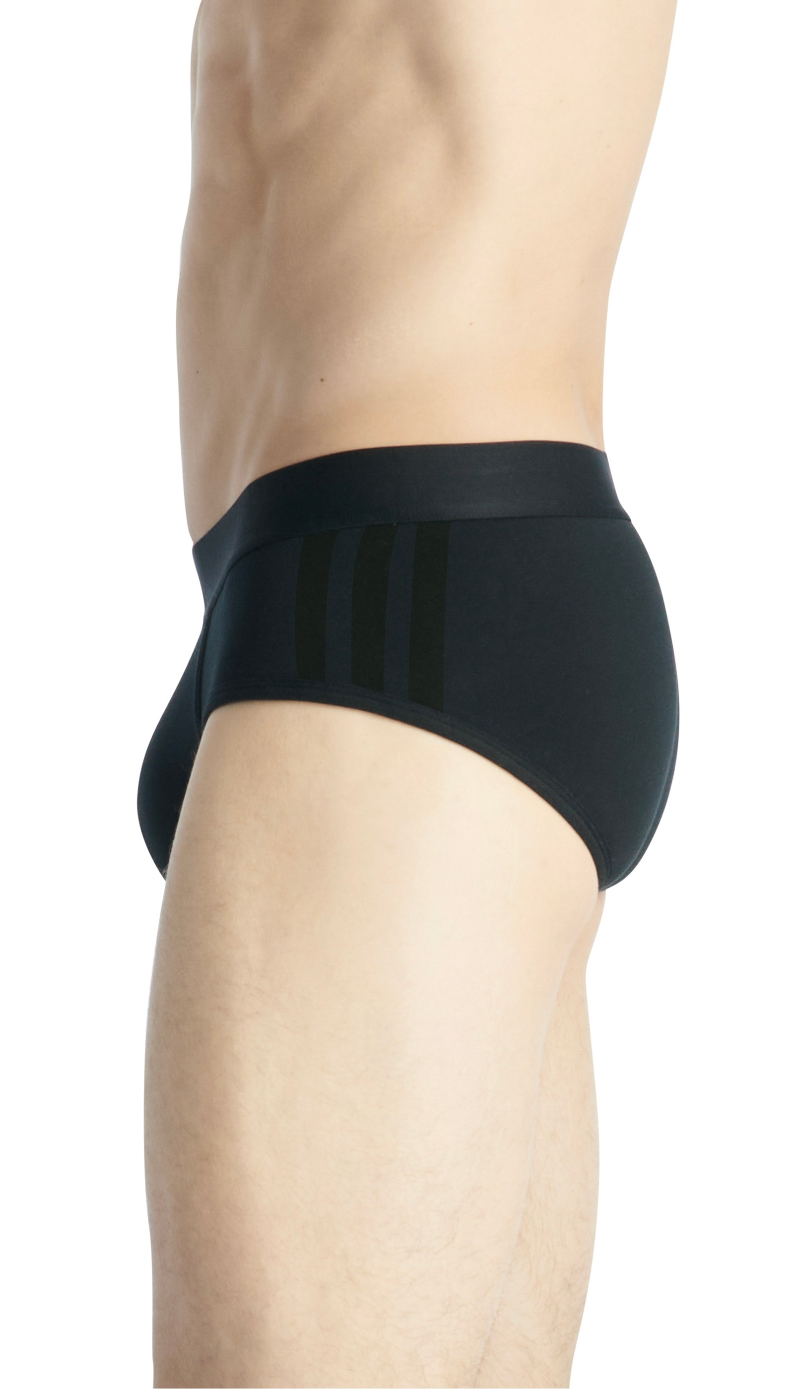 adidas Sportswear Slip »"Active Flex Cotton 3 Stripes"«, (2er Pack), Elastischer Logobund