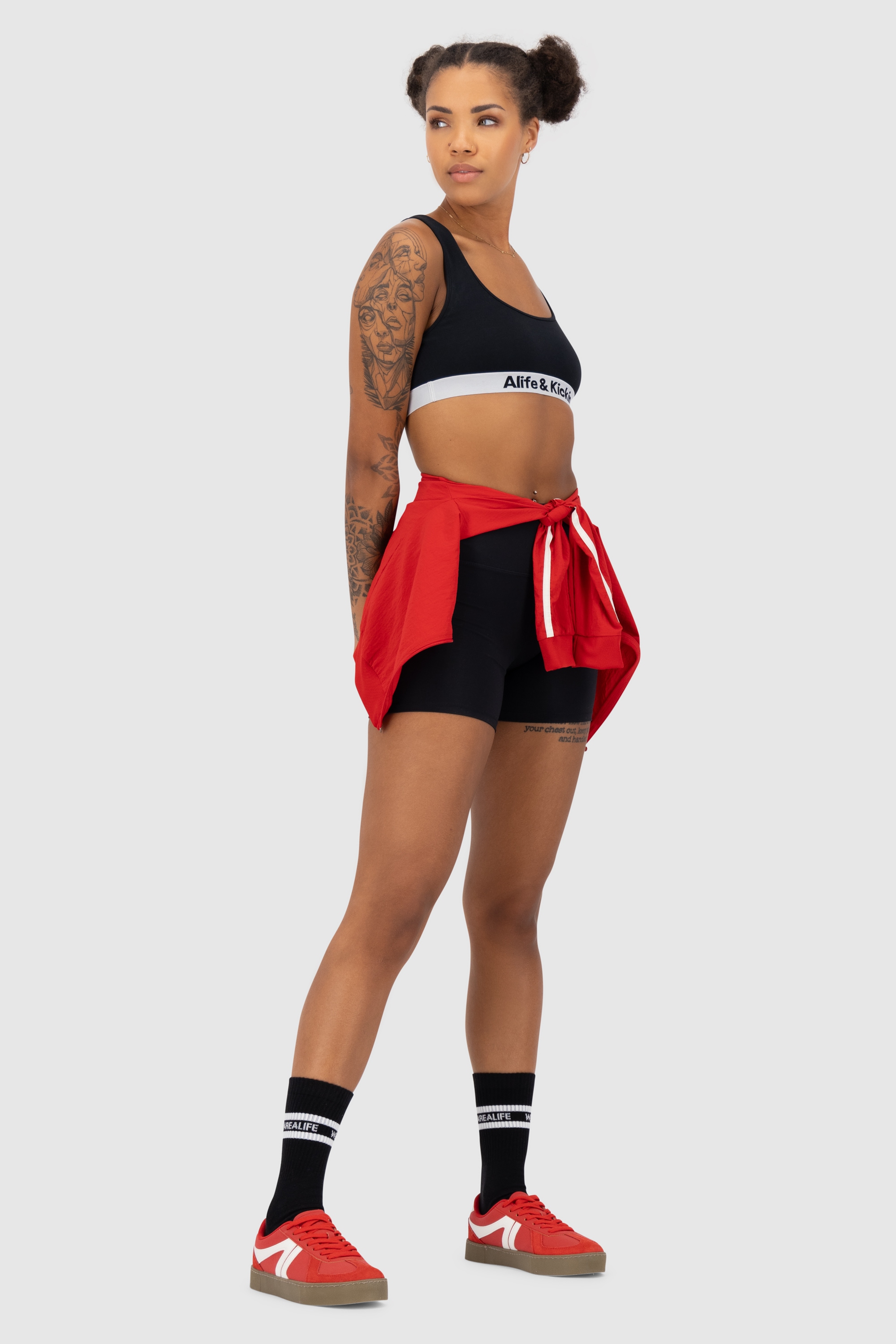 Alife & Kickin Tennissocken sportliche Tennissocken mit Streifen, aus Baumwolle mit weichem Bund