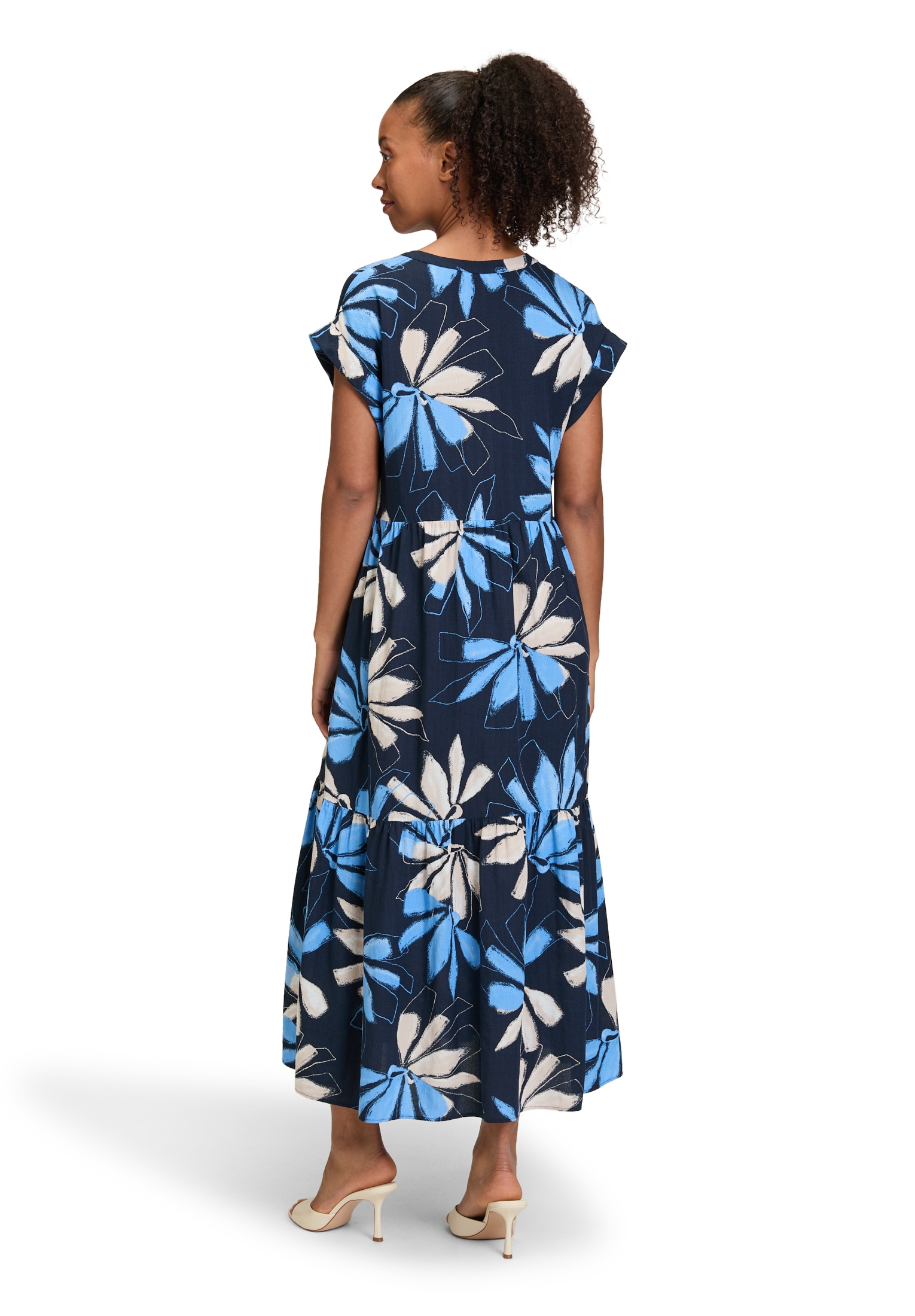 Betty&Co Midikleid »Stufenkleid mit Print«
