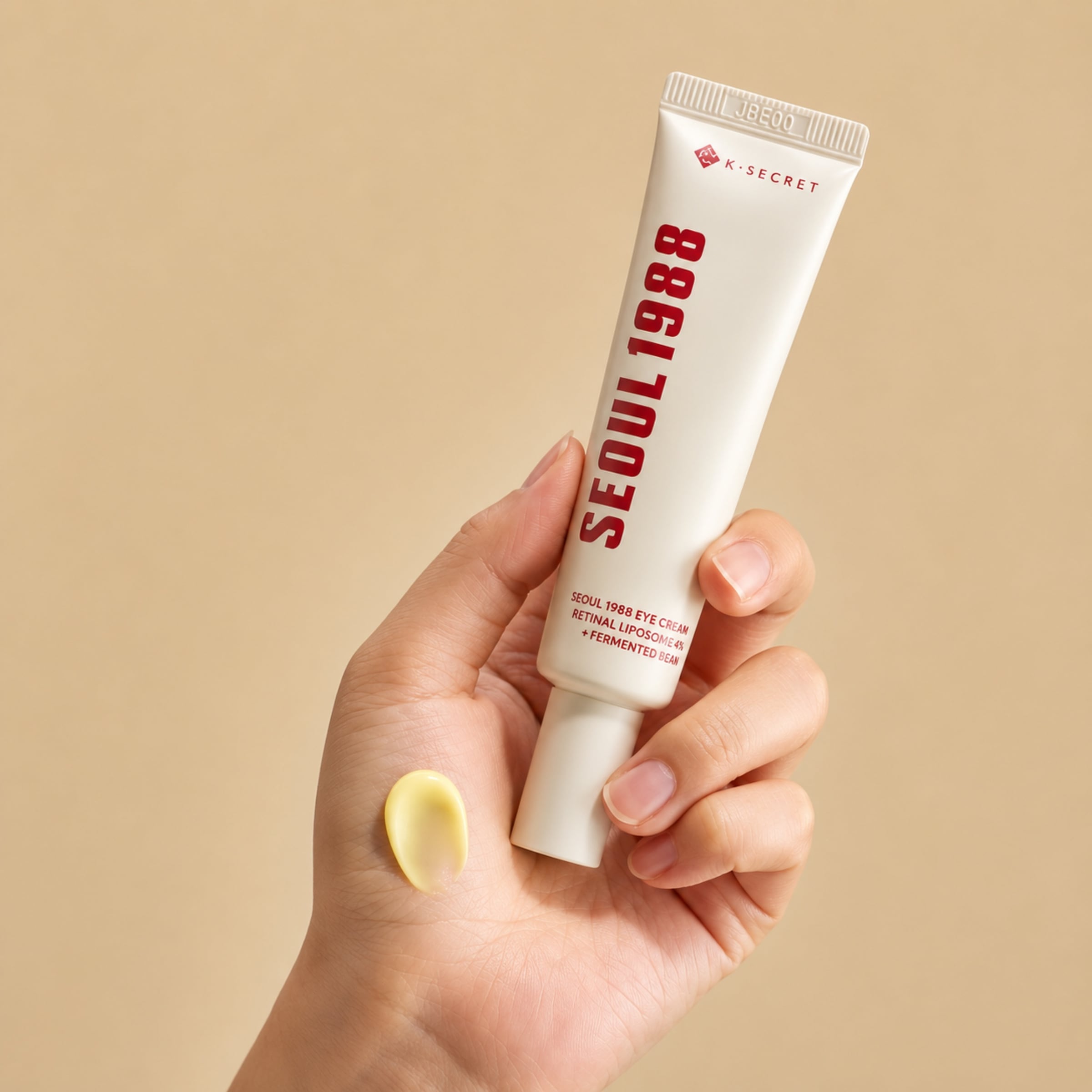 K-Secret Augencreme »Seoul 1988 Eye Cream: Retinal Liposome 4% + Fermented Bean« Augencreme, Schaum-Creme, für alle Hauttypen, 30 ml