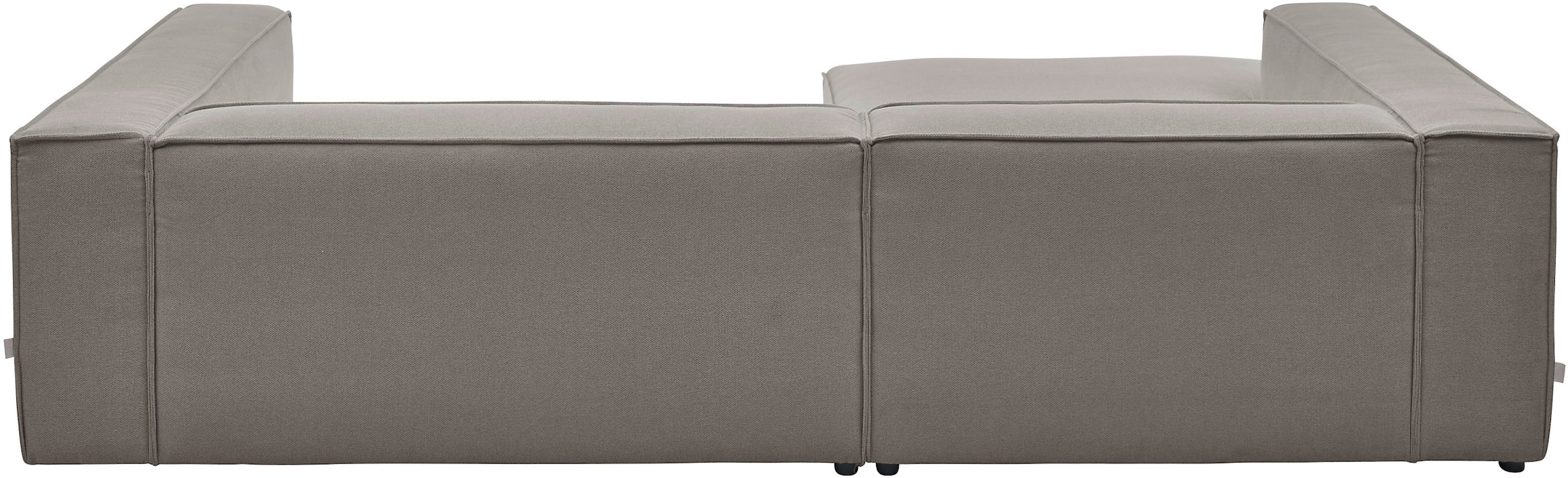 LeGer Home by Lena Gercke Ecksofa »PIARA XXL, Big-Sofa, Cord, Leinenoptik o. Strukturstoff, L-Form«, wahlweise Ottomane rechts/links, Kedernaht, extra tiefe Sitzfläche