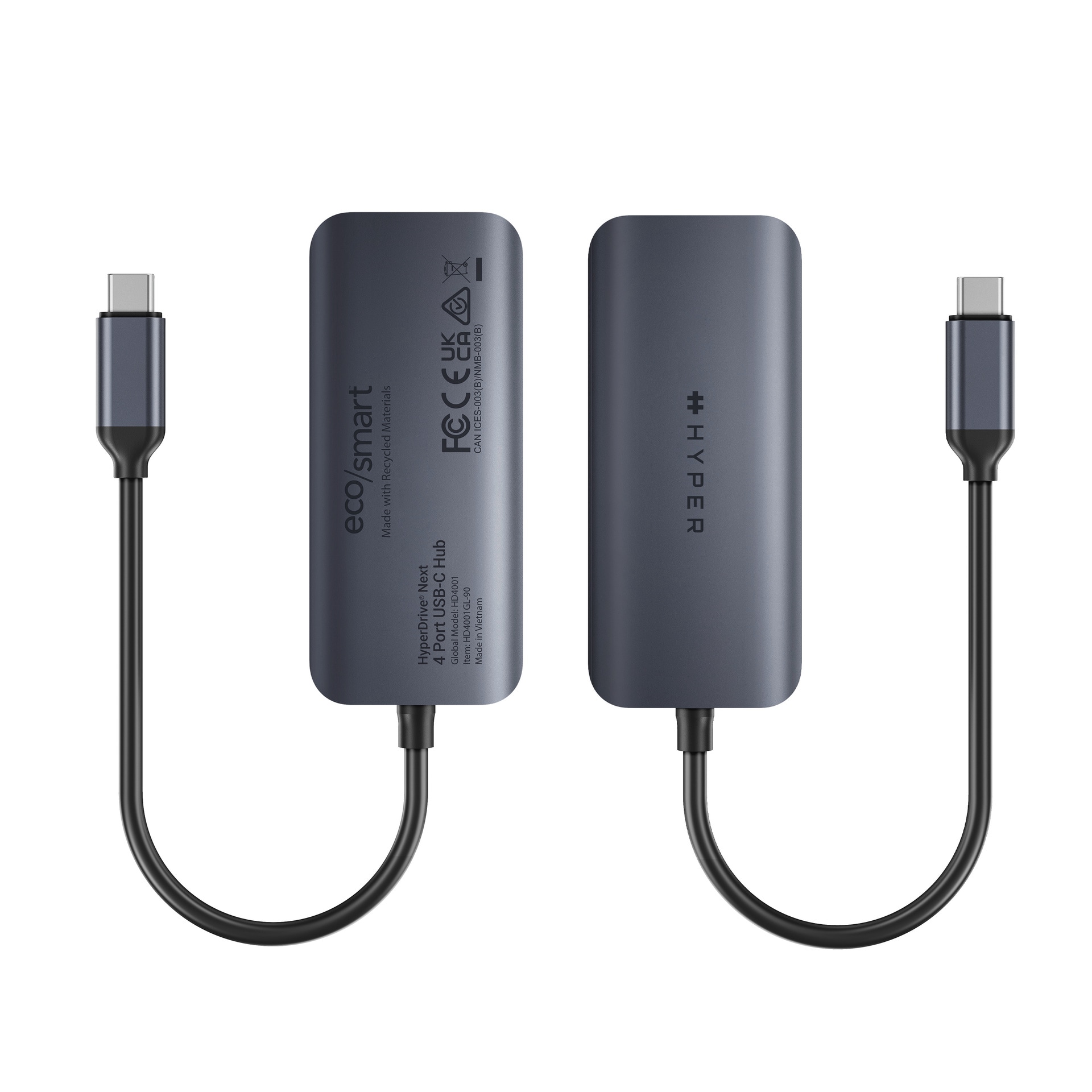 Targus USB-Verteiler »HyperDrive EcoSmart Gen.2 Universal USB-C 4-in-1 Hub«