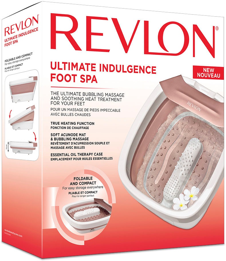 Revlon Fußbad »RVFB7034E«, Ultimatives Premium-Fußbad, faltbar und kompakt, einfach zu verstauen