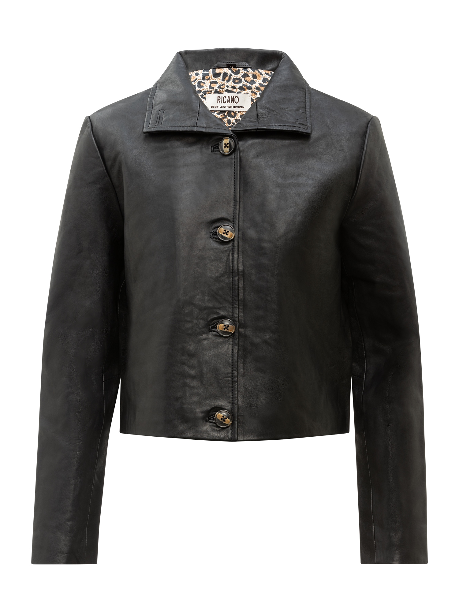 RICANO Lederjacke »Lederjacke Juliette« ohne Kapuze Handgefertigt aus echtem Leder