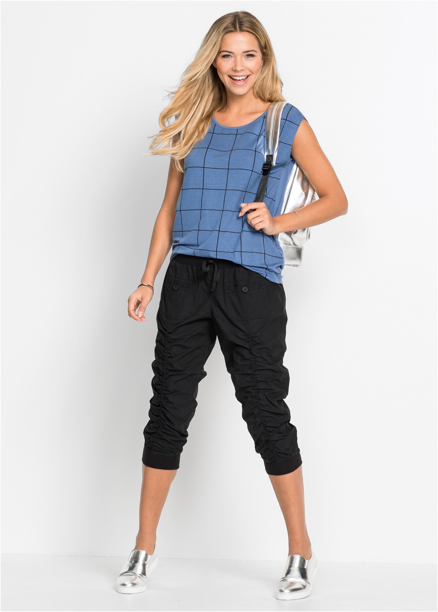 bonprix 3/4-Hose »3/4-Hose aus reiner Baumwolle«  3/4-Hose aus reiner Baumwolle