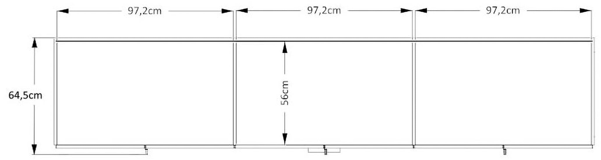 STAUD Drehtürenschrank »Extenso, edles Design in hochwertiger Qualität, Made in Germany« mit 3 Frontschubkästen