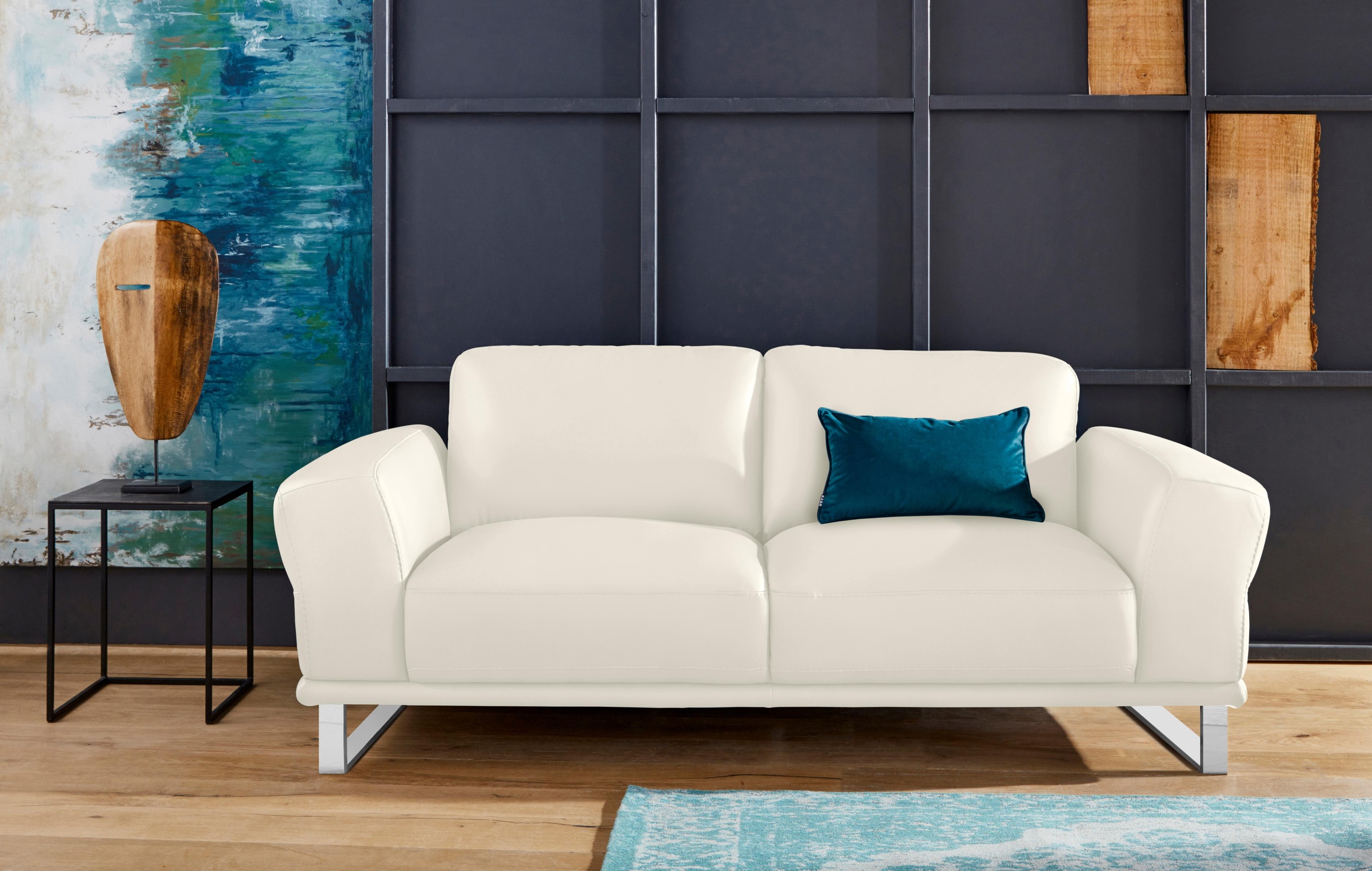 W.SCHILLIG 2-Sitzer »montanaa«, mit Metallkufen in Chrom glänzend, Breite 192 cm