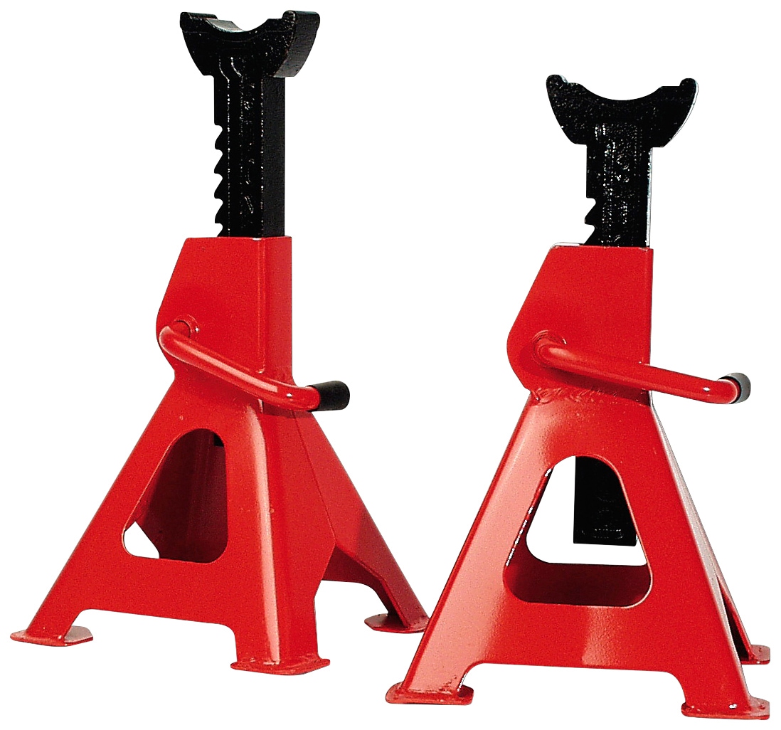 Brüder Mannesmann Werkzeuge Unterstellbock »005-T« 2 Stk. tlg. in rot