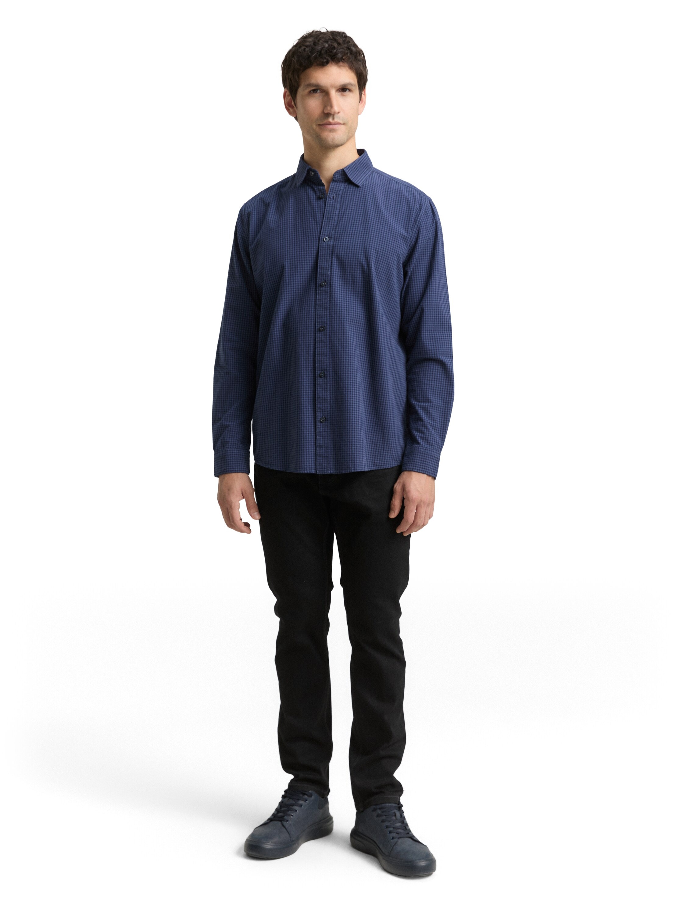 TOM TAILOR Langarmhemd mit Karomuster