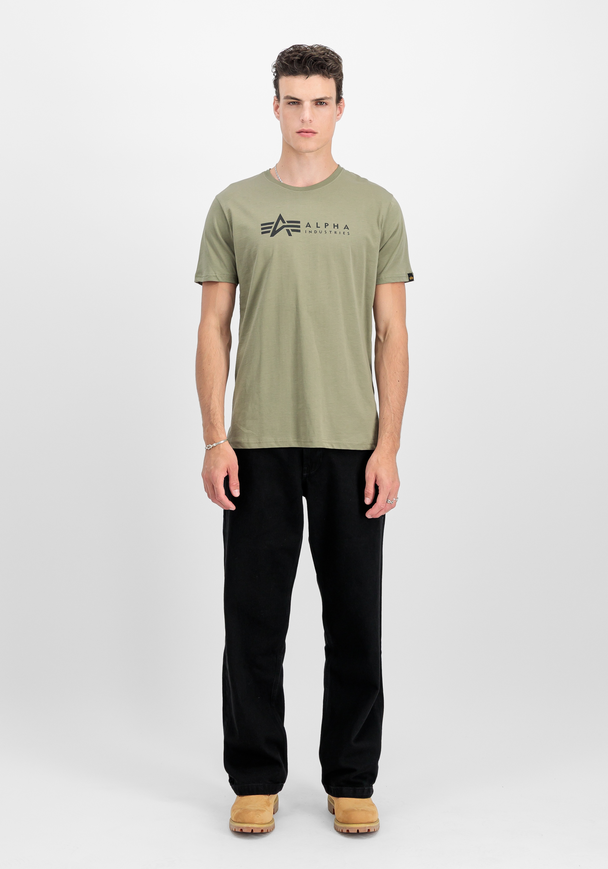 Alpha Industries T-Shirt »Alpha Industries Men - T-Shirts Alpha Label T-Shirt 2 Pack«