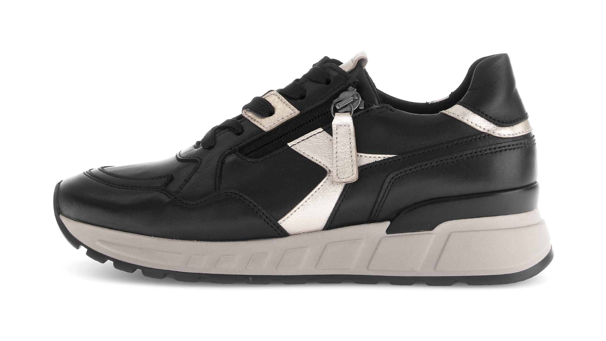 Gabor Keilsneaker »DAVOS«  Schnürer, Halbschuh, Freizeitschuh in Komfortweite H (=sehr weit)