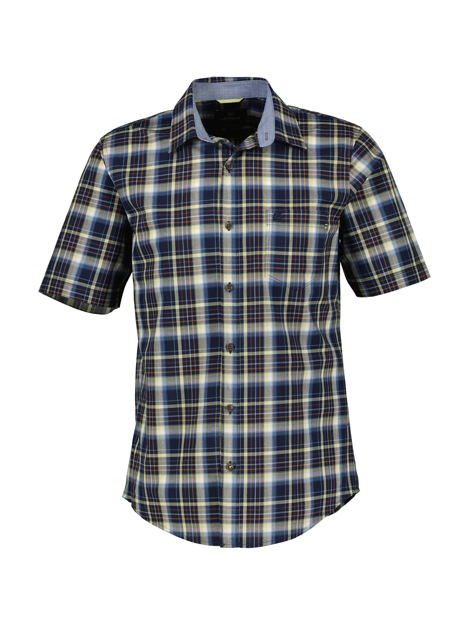 LERROS Kurzarmhemd »LERROS Halbarmhemd *Poplin Check*«