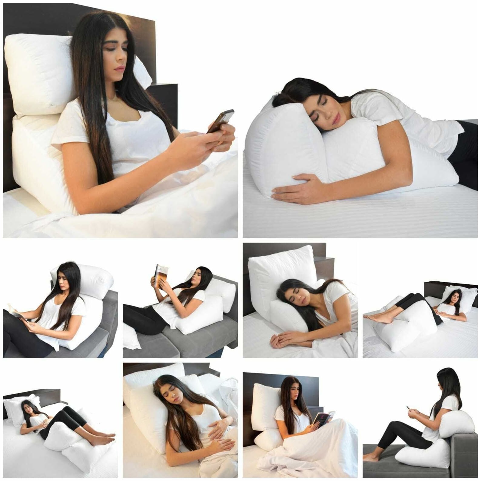 Jekatex Multi-Stützkissen »Multikissen«, (2 tlg.)