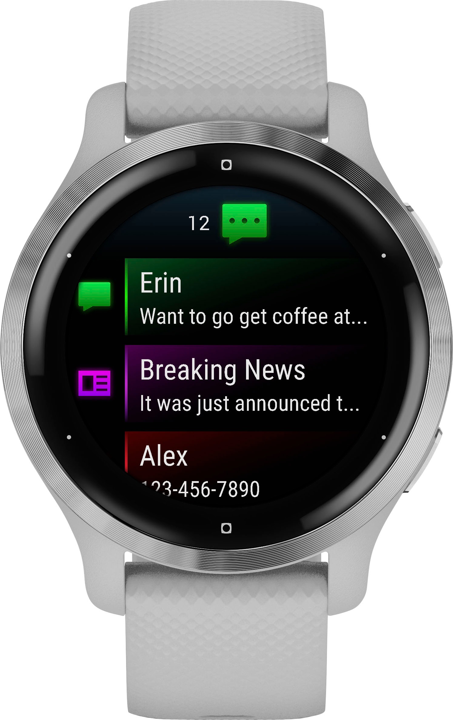 Garmin Smartwatch »Venu 2S«, (2,8 cm / 1,1 Zoll), 8 GB, 25 vorinstallierten Sport-Apps