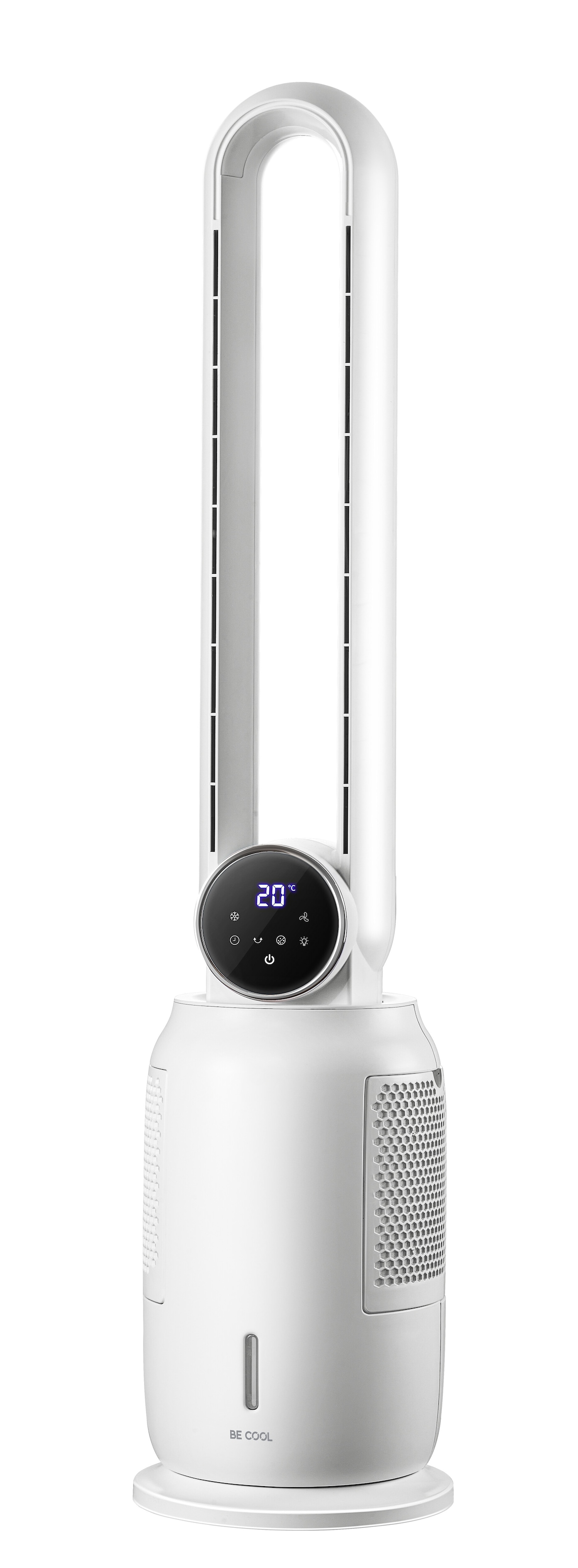 be cool Ventilatorkombigerät »Digitaler Turm-Luftkühler BC2TAC2401 weiß«, DC Inverter Motor, 2 Kühlakkus
